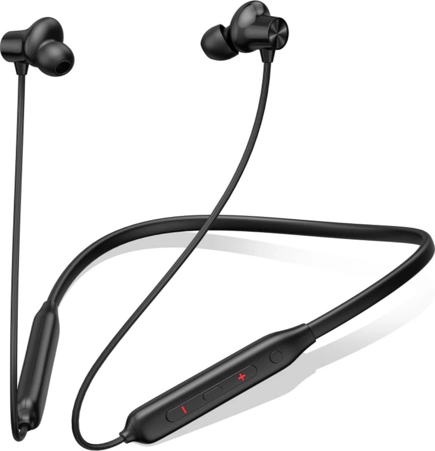CAPSLINE Bulls C2 Upto 100Hrs* Music, AI ENC,Magnetic On/Off,Fast Charging Neckband-8 Bluetooth Gaming