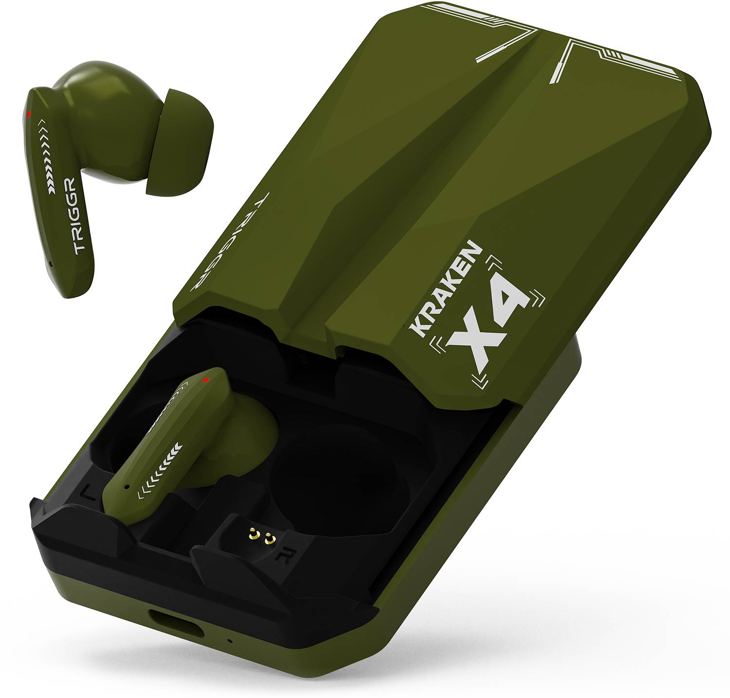 TRIGGR Kraken X4 with 13mm Drivers, 40ms Latency, ENC, 60H Batter