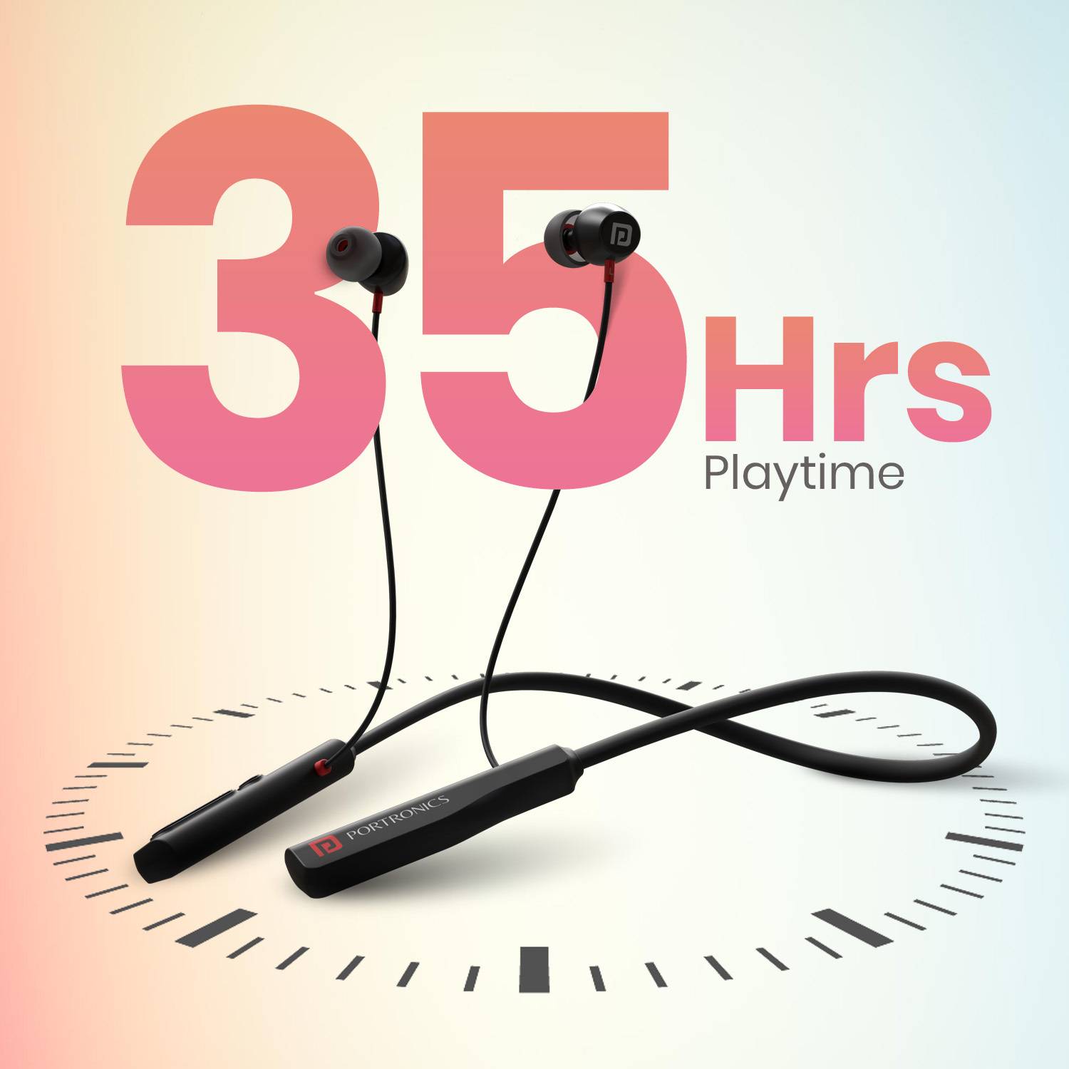 Portronics Harmonics Z11 Bluetooth Earphones - Image 2