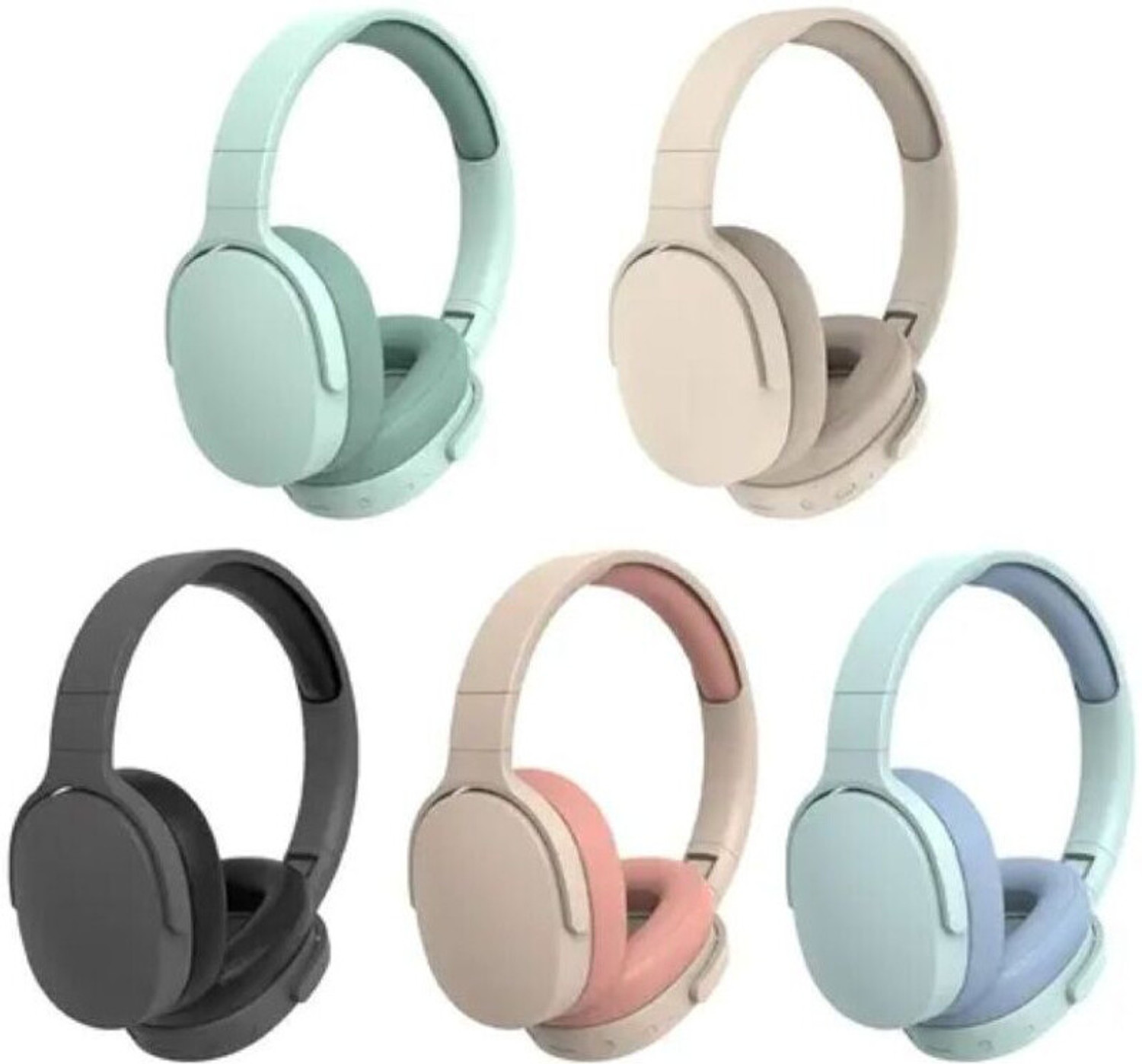 Image of GUGGU Wireless Bluetooth Headphone With Powerful & HD Sound & Adjustable HeadbandYZ291 Bluetooth Headset (Multicolor, True Wireless)
