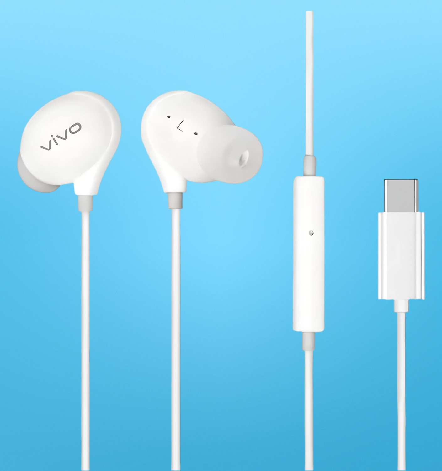 Image of vivo XE710 Wired Type C Earphone.; Wired