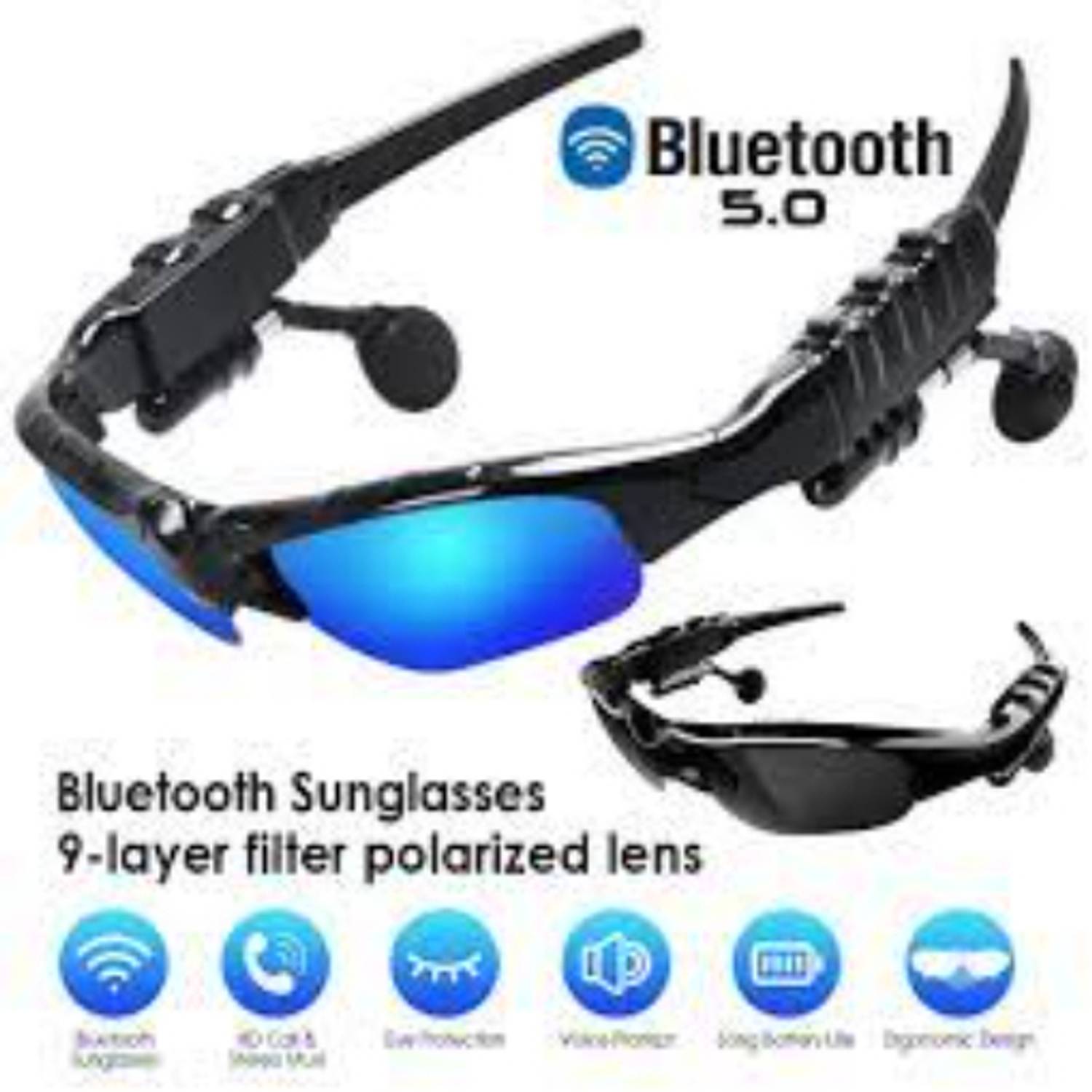 GUGGU ASD_765A_Sunglass Over the head Bluetooth Headset Bluetooth