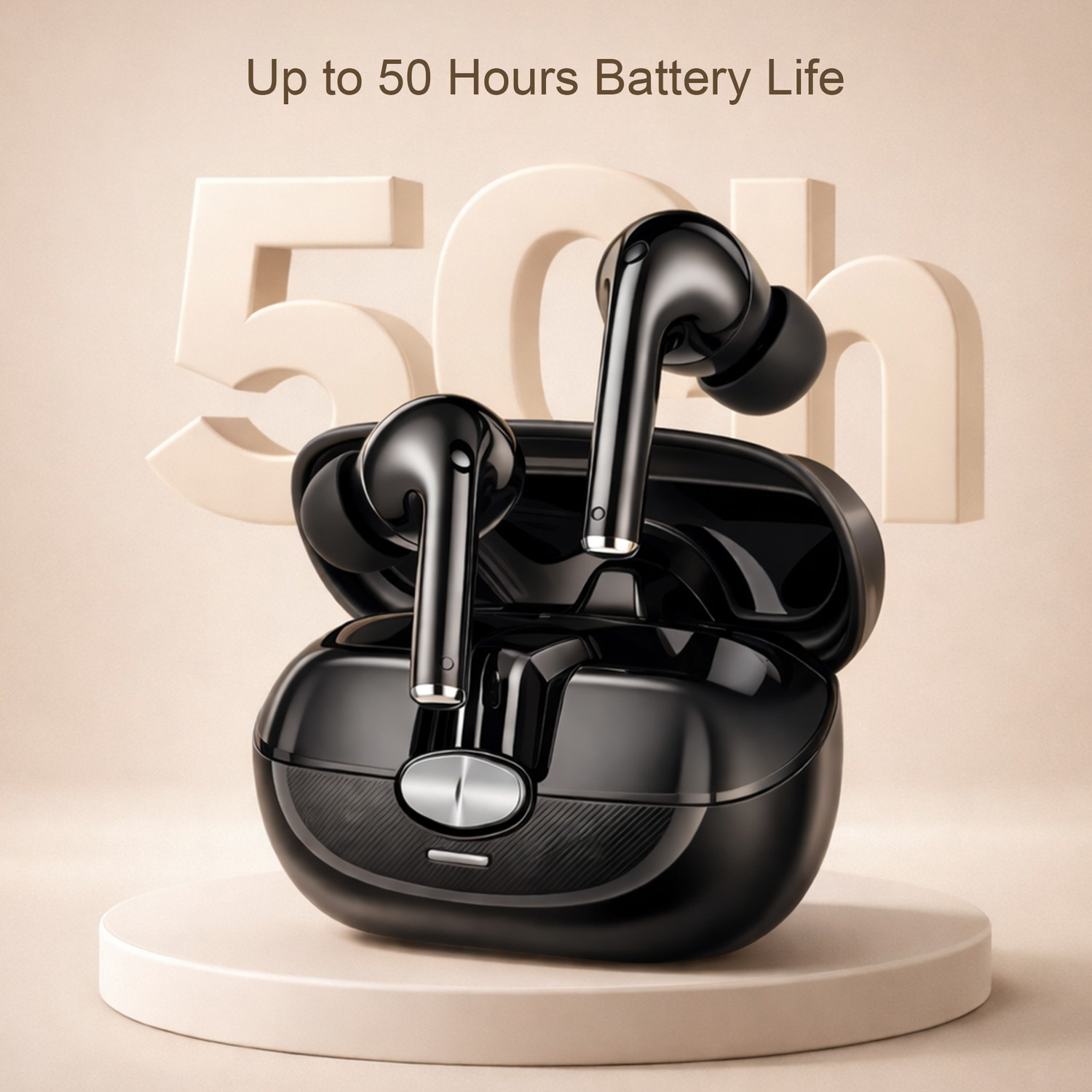 Image of Boom TWS AirPods X96 Sonic Air Pro|160H Battery|4 Mics & ENx|Low Latency|Dual EQ Mode Bluetooth Gaming