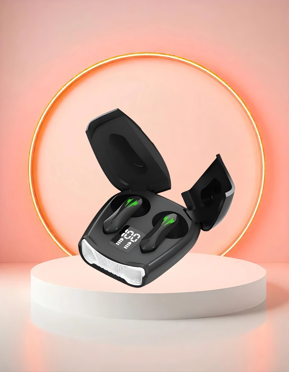 Image of SANNO WORLD W20 with Anc Mic,40H Battery Life,Low Latency Gaming, 5.3v Bluetooth