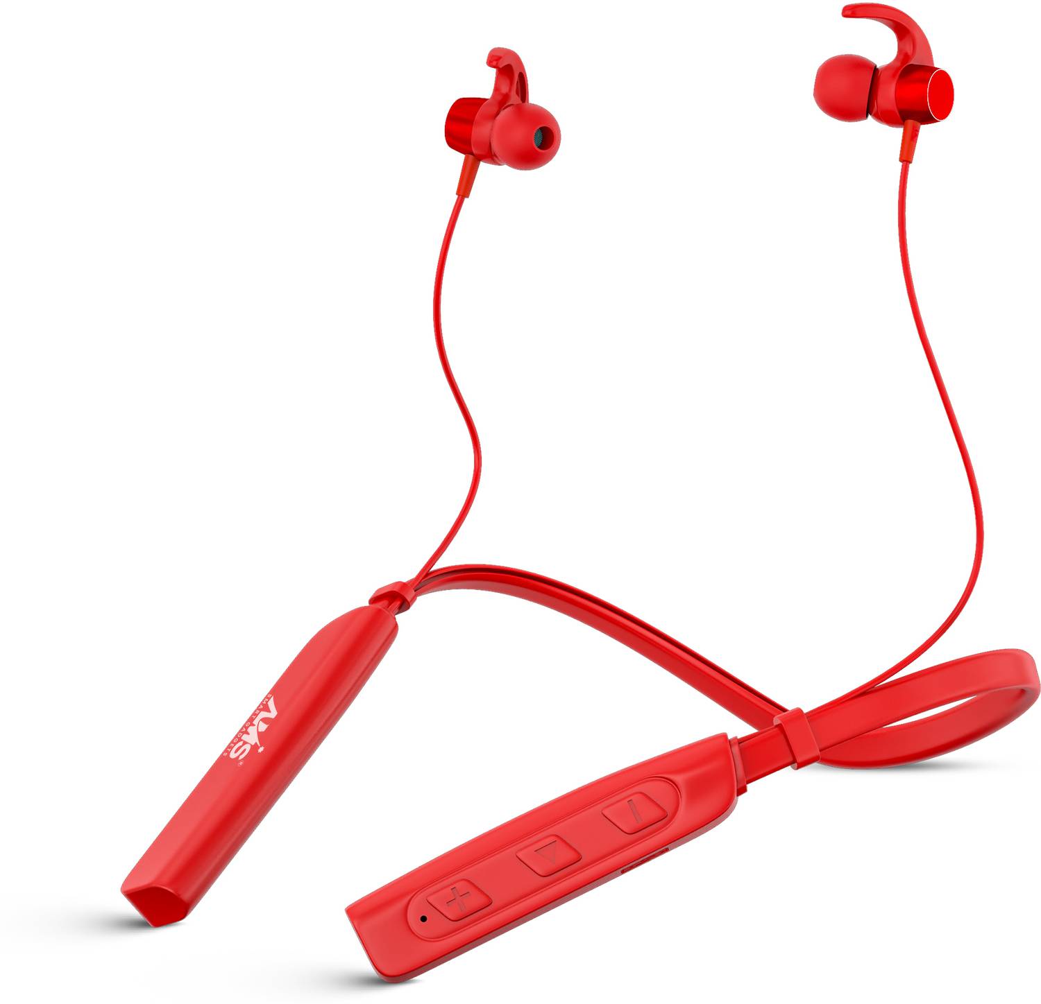 AAMS Neckband H37 40hrs Battery, Deep Bass, Clear Sound, Dual Mic