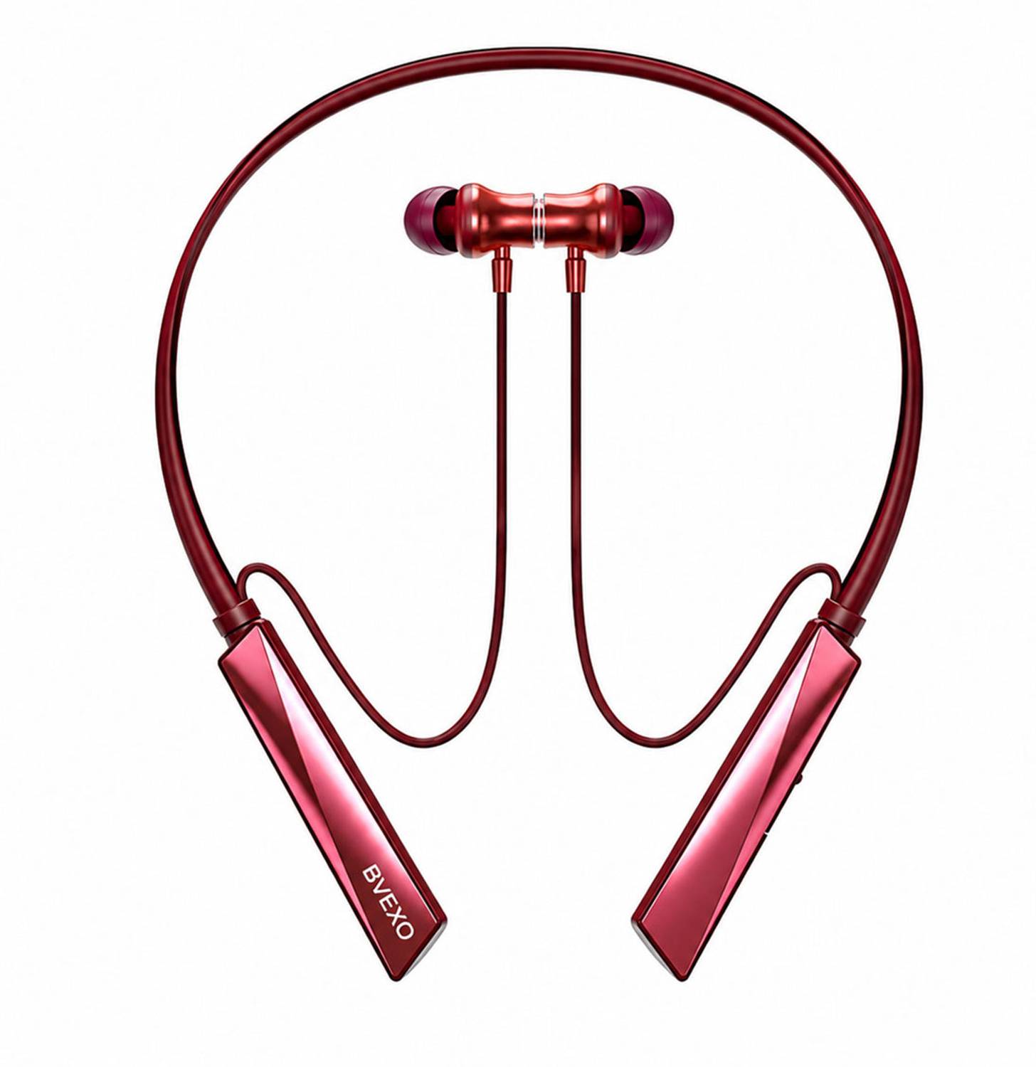 BVEXO Luxury Bluetooth Neckband with 130Hrs Battery, Magnetic On/Off, Clear Calls-3 Bluetooth