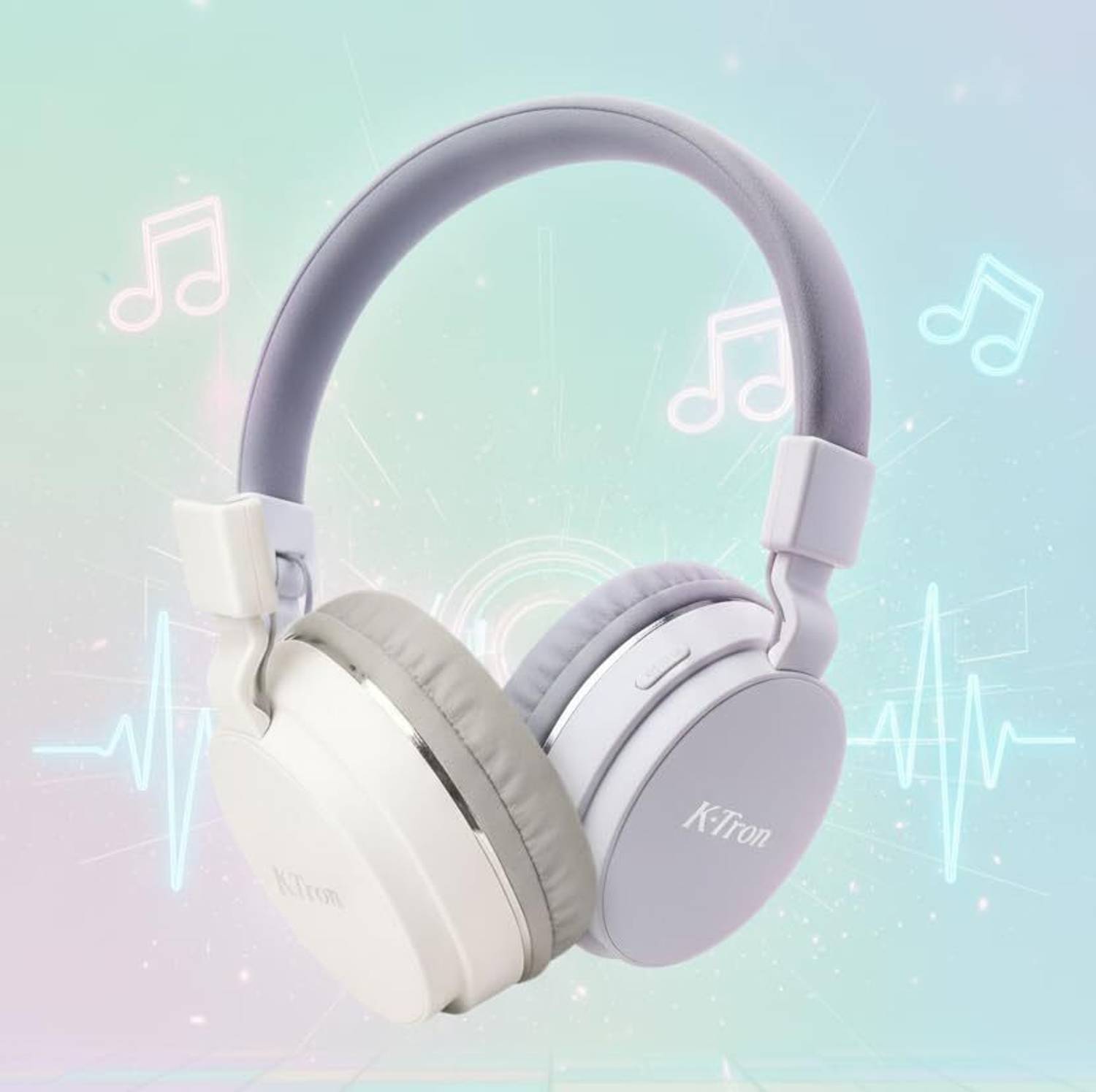 K-TRON Wireless Over-Ear Headphones - Image 1