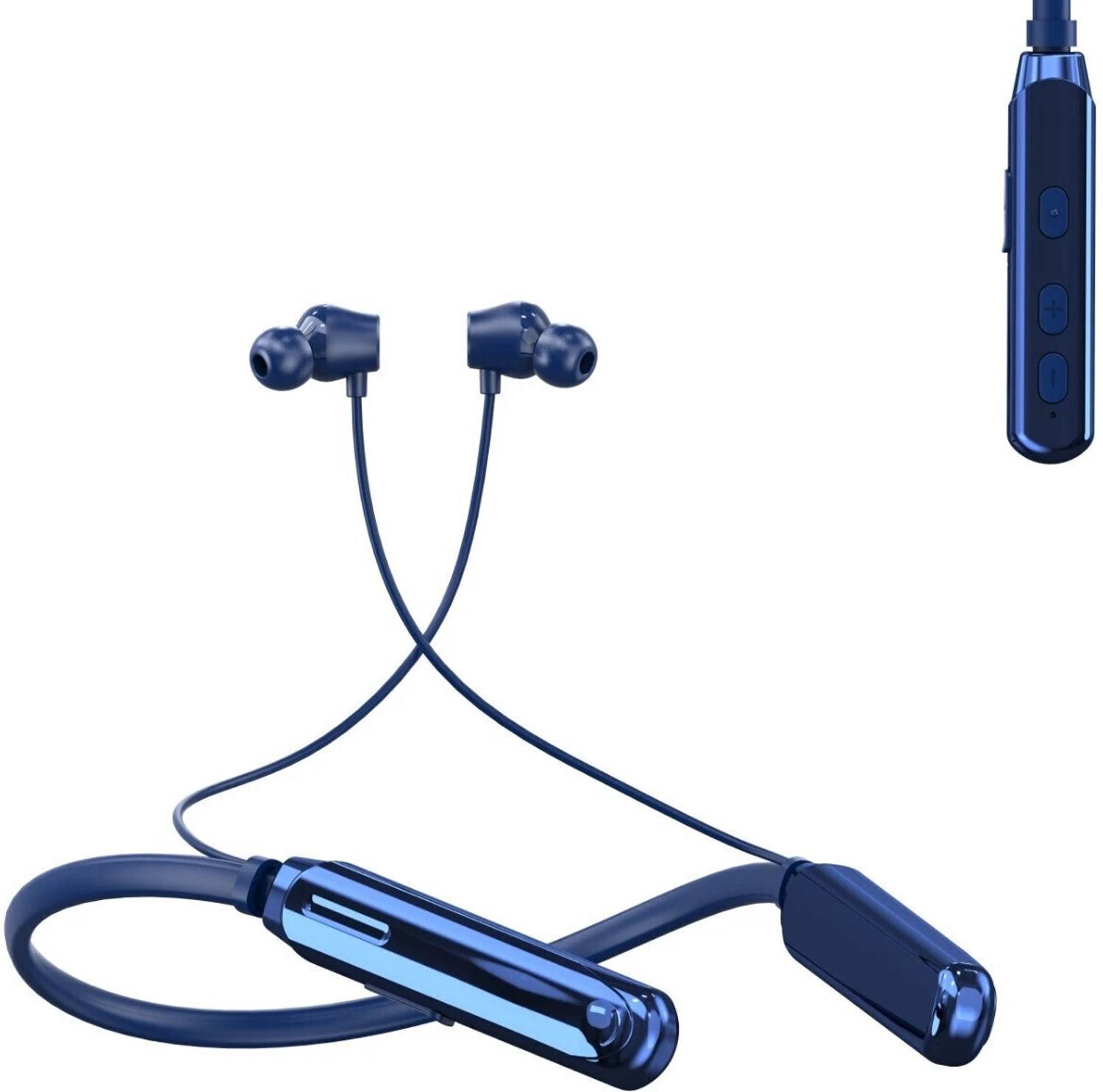 JAZX CR-Fire -48 Hours Waterproof Bluetooth Neckband Wireless Stereo Headset With Mic Bluetooth