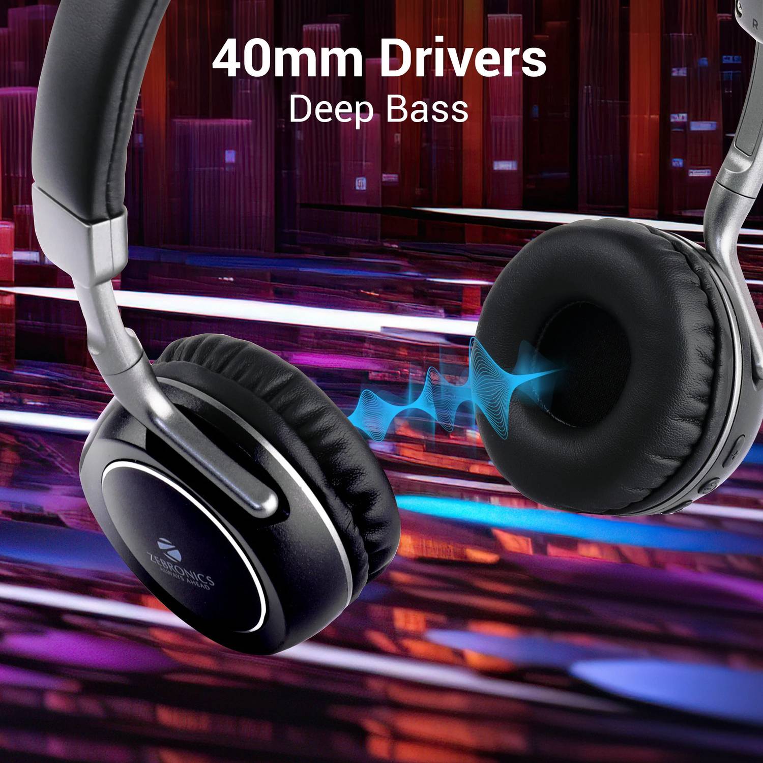 ZEBRONICS Zeb-Duke 2 Bluetooth Gaming Headset - Image 3