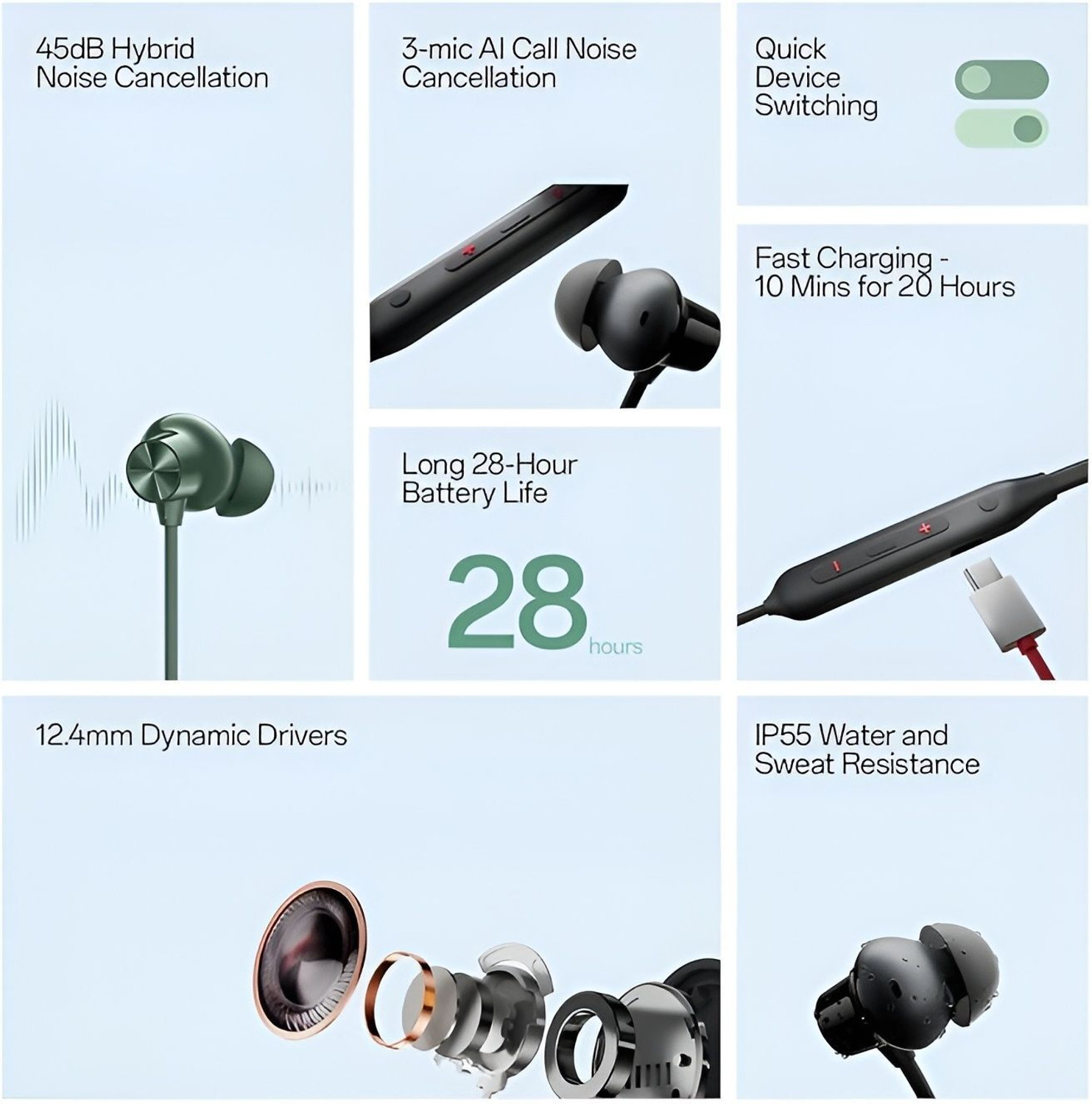 Image of BULLSTORM NECKBAND Z2 GREEN Bluetooth