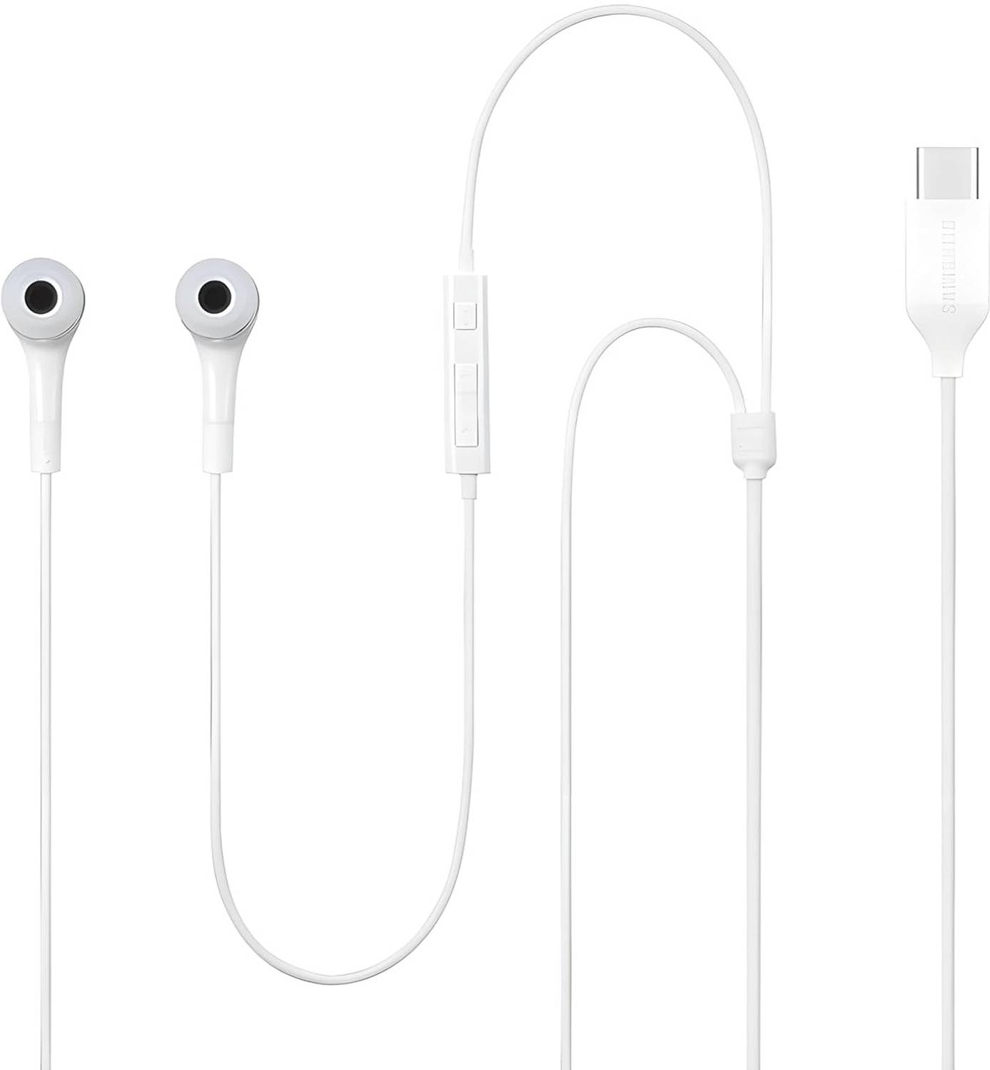 THE BLACK TECH Samsung Type-C Earphone, White Wired