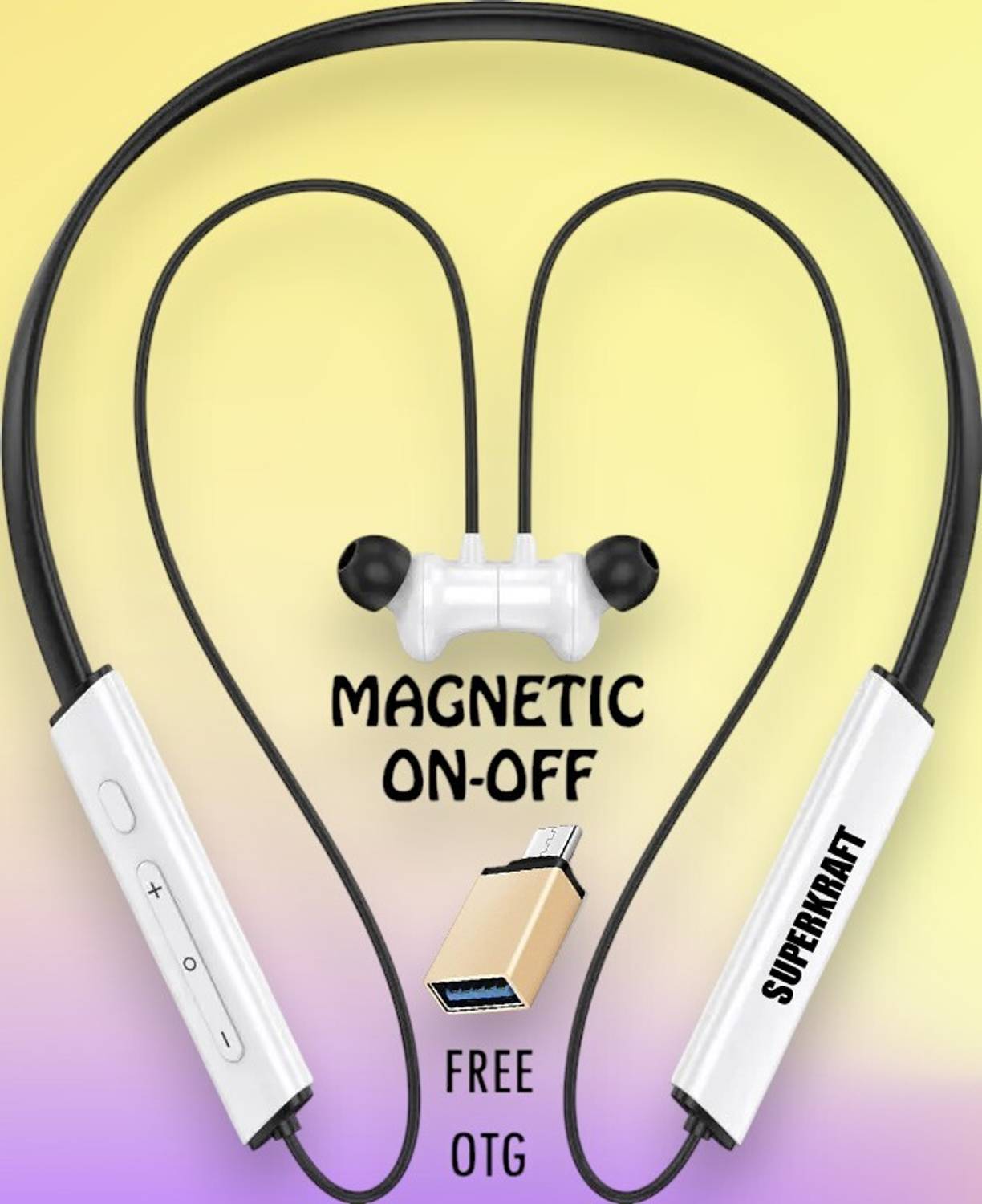 Superkraft Super Bass Wireless Neckband - Image 1