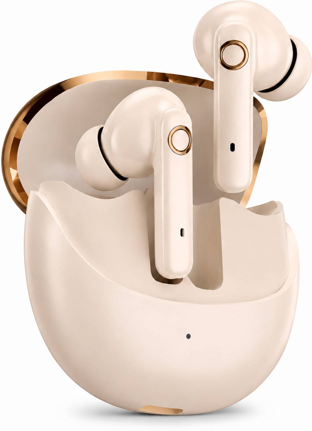 ROKAVO TitanPods Pro buds wireless stylish girls earbuds HD Mic Calling 40H play Bluetooth