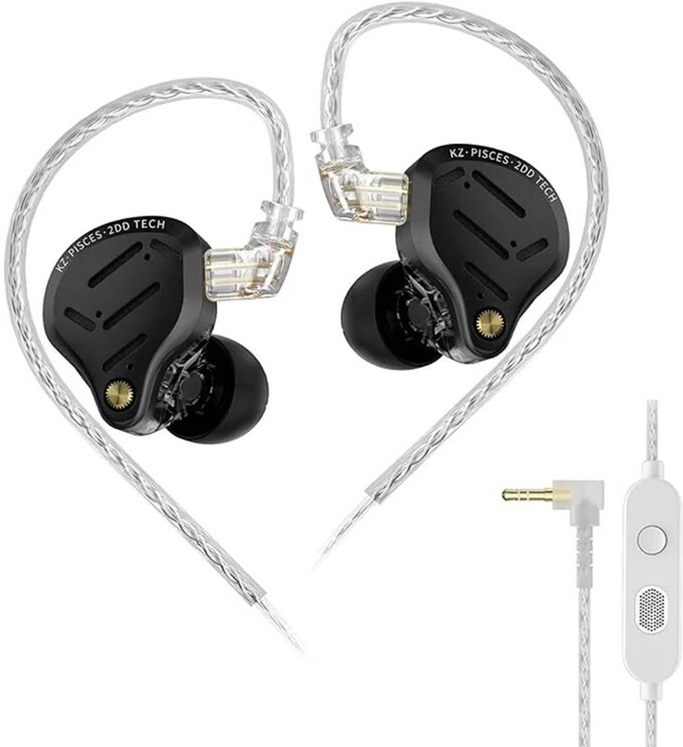 KZ Pisces 10mm + 8mm Dual Dynamic Driver 3.5mm In-Ear Monitor