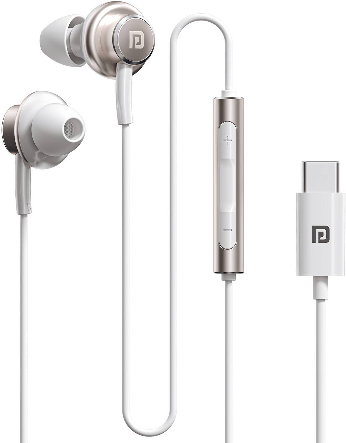 Portronics Conch Sigma C in Ear Type C Wired Earphones,in Line HD