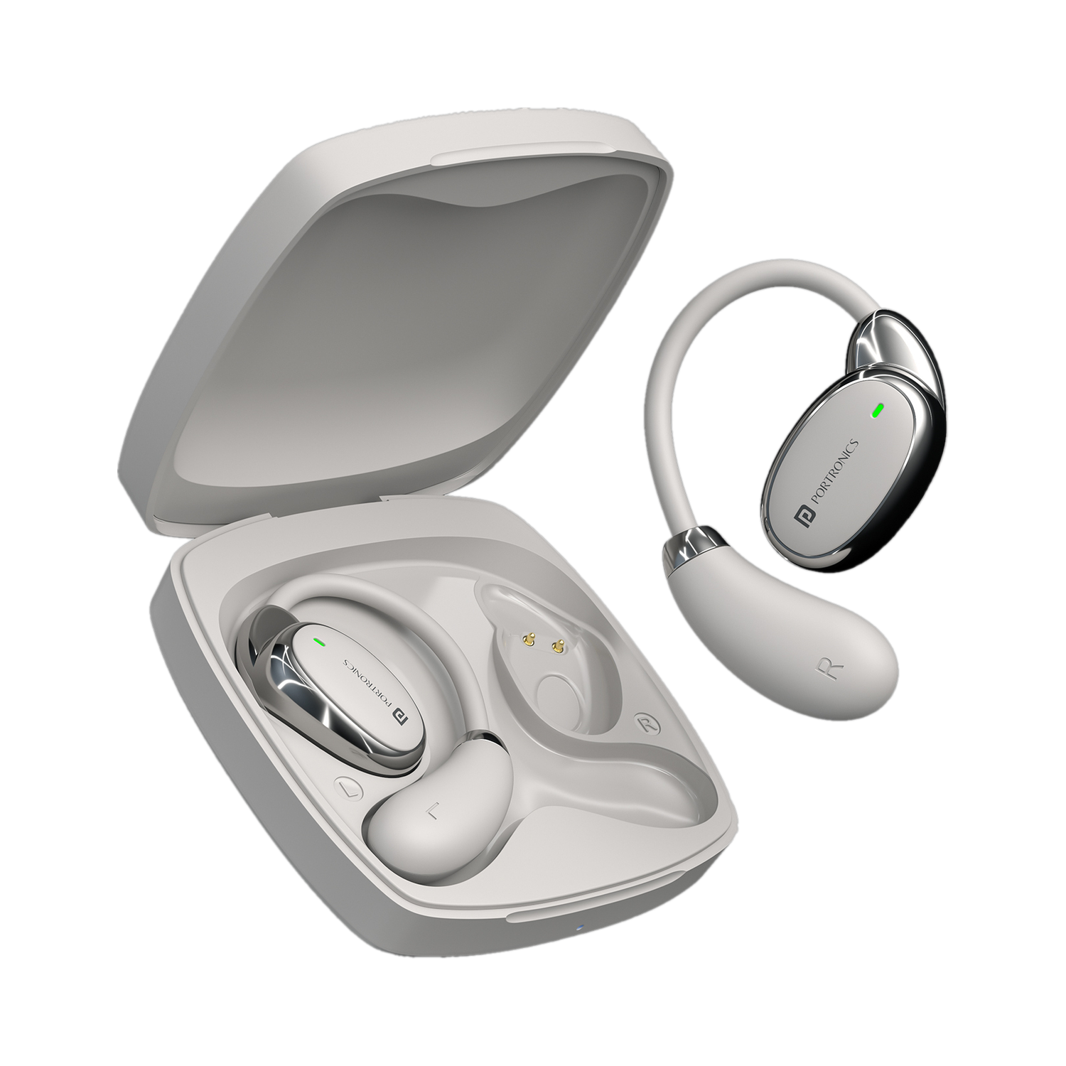 Portronics Harmonics Twins 31 Over Ear Smart Earbuds - Image 1