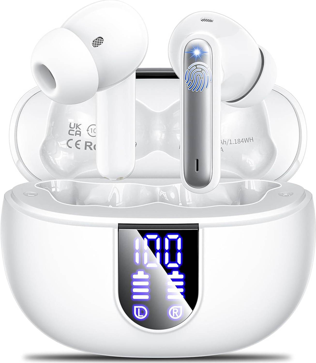 BjOrk YO-TWS Earbuds 100 HRS Playback, 4 Mics ENx Technology & ASAP Charge-54 Bluetooth Gaming