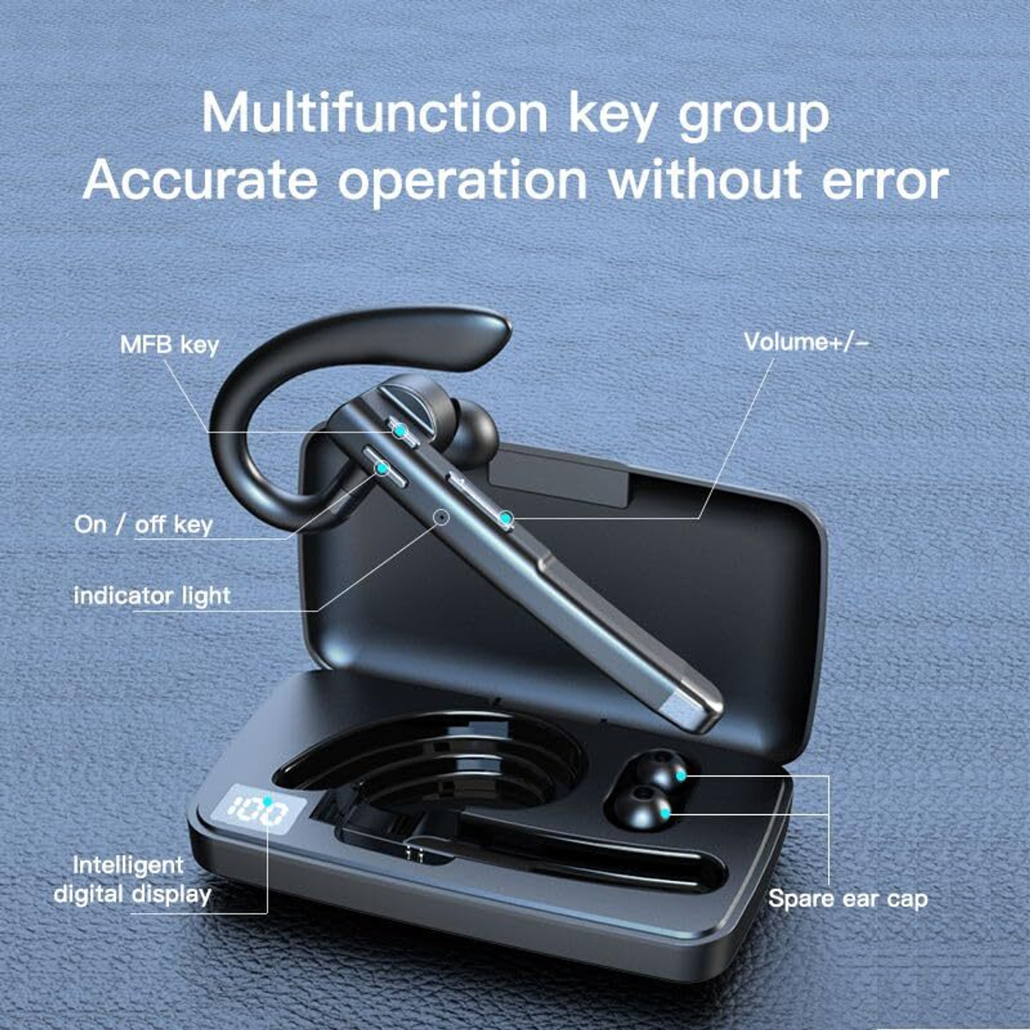 Image of Kumonics Earpiece V5.1 Bluetooth