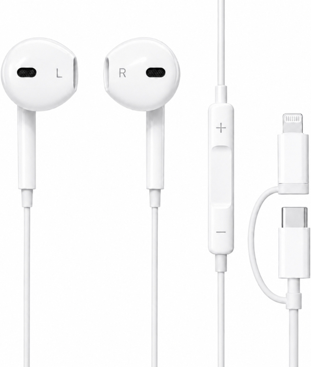 Image of uddo Original Type C Earphones | Iphone Earphone | e noise Isolation -Android iOS Wired