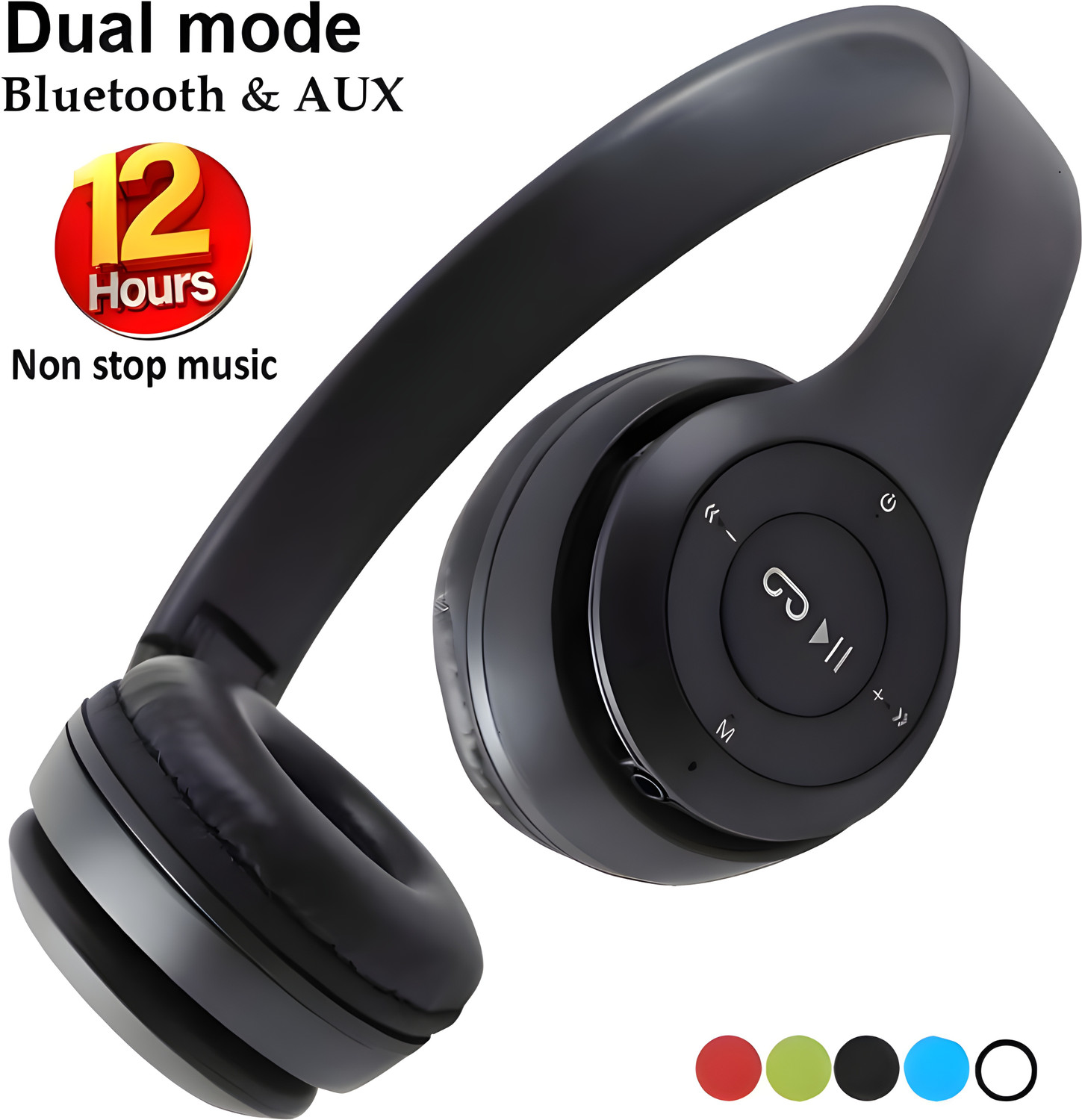 Image of TWS Folding Bluetooth Headset with Enhanced Subwoofer Effect W5 Bluetooth & Wired