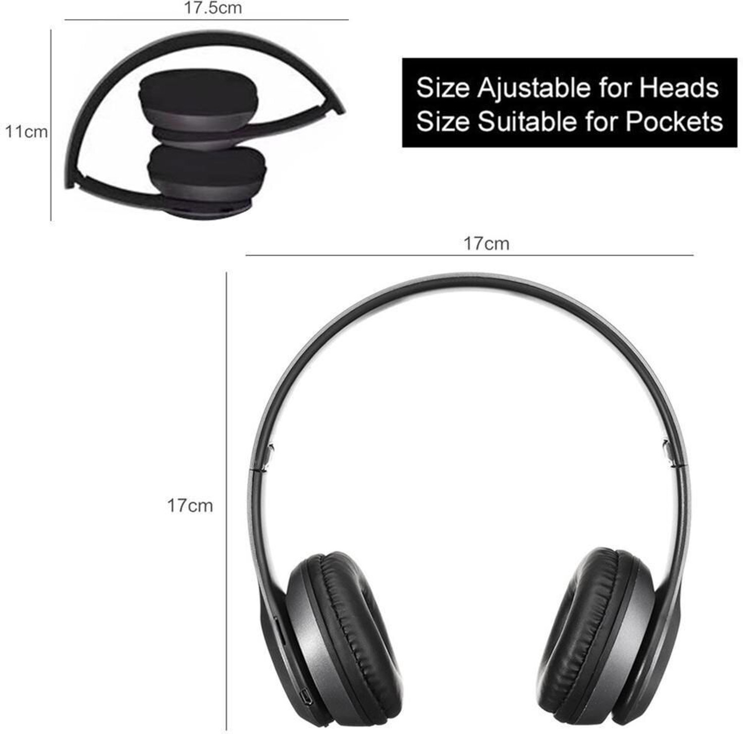 Image of TABARET HOT selling Bluetooth Headphones & Mic,Deep Bass,Upto 12 Hrs Playtime Bluetooth