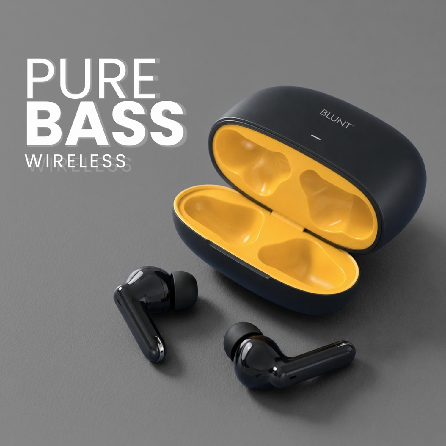 Image of Blunt AirMax True Wireless Earbuds | BT 5.4 HD Mic |30 H Playtime |IPX Waterproof Bluetooth