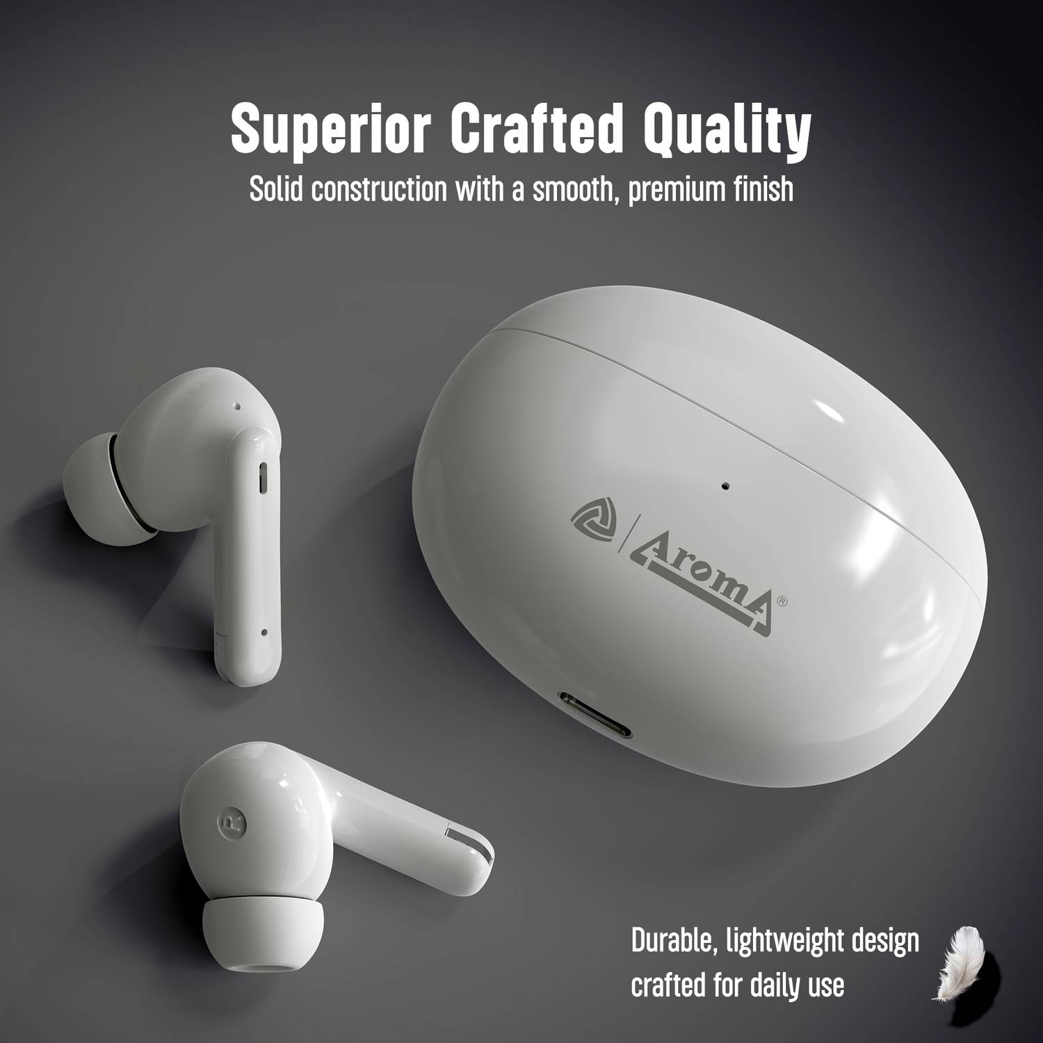 Aroma NB126 Royal Bluetooth Earbuds - Image 2