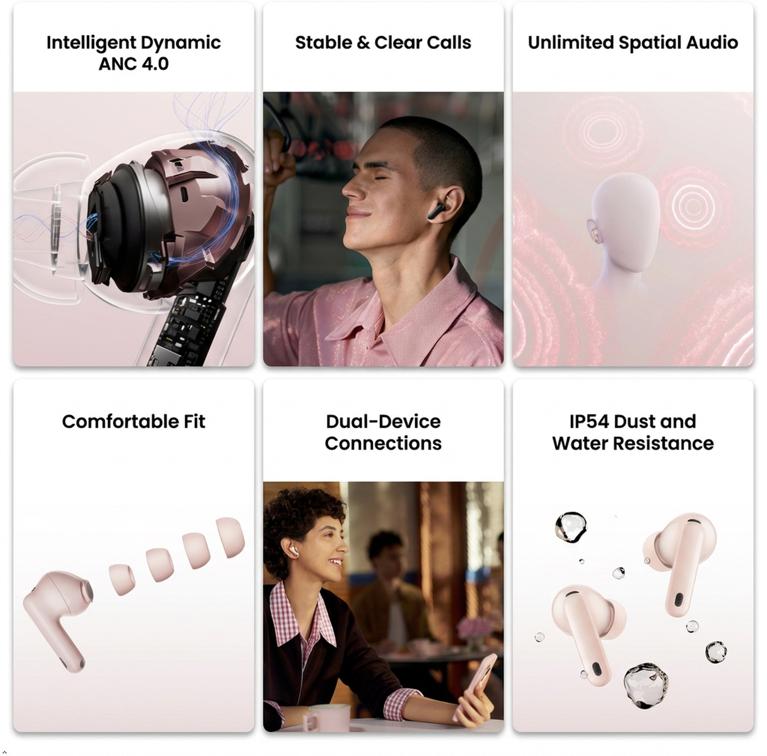 Image of Huawei Freebuds 7I,35h of Music Playback,Active Noise Cancellation,Stable Clear Calls Bluetooth