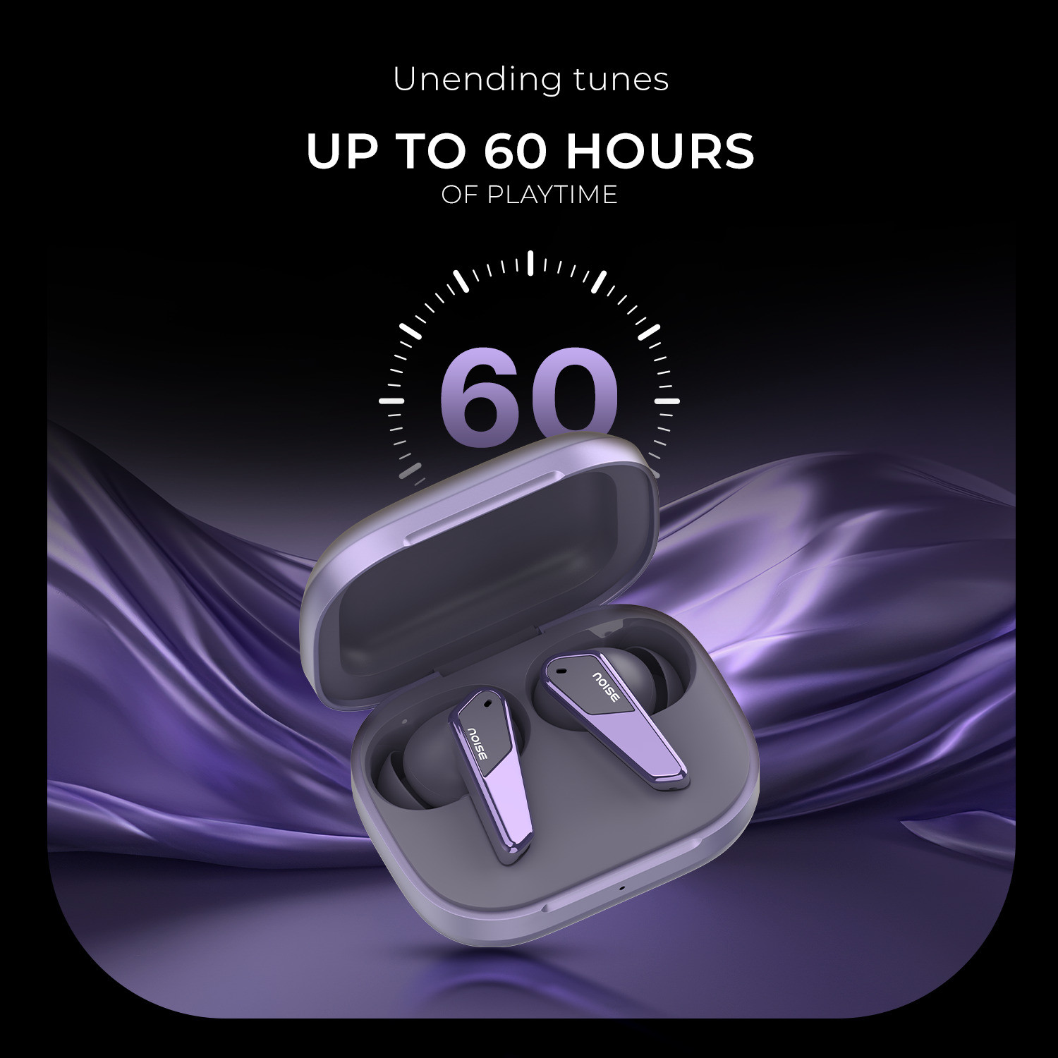 Image of Noise Buds N1 Pro with Metallic Finish, 32dB ANC, 60H Playtime and Instacharge,BT5.3 Bluetooth