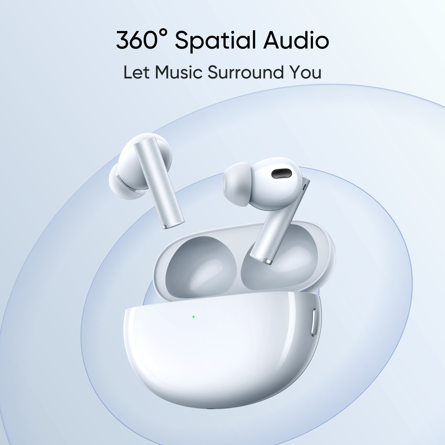 Image of realme Buds Air 6 Pro with 50dB ANC, 360 Spatial Audio and upto 40 hours Playback Bluetooth