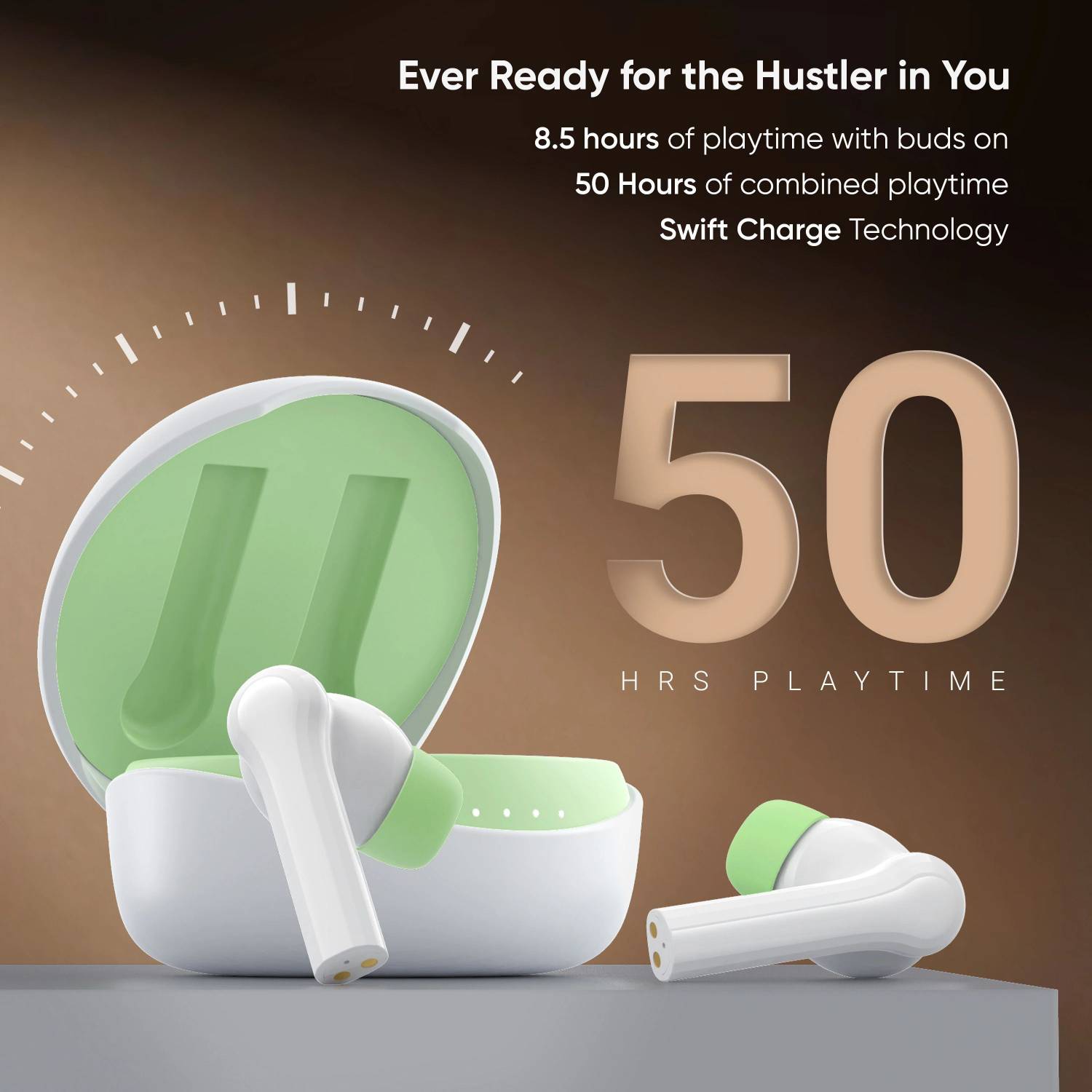 Mivi Duopods D4 50Hrs Playtime Bluetooth Earbuds - Image 4