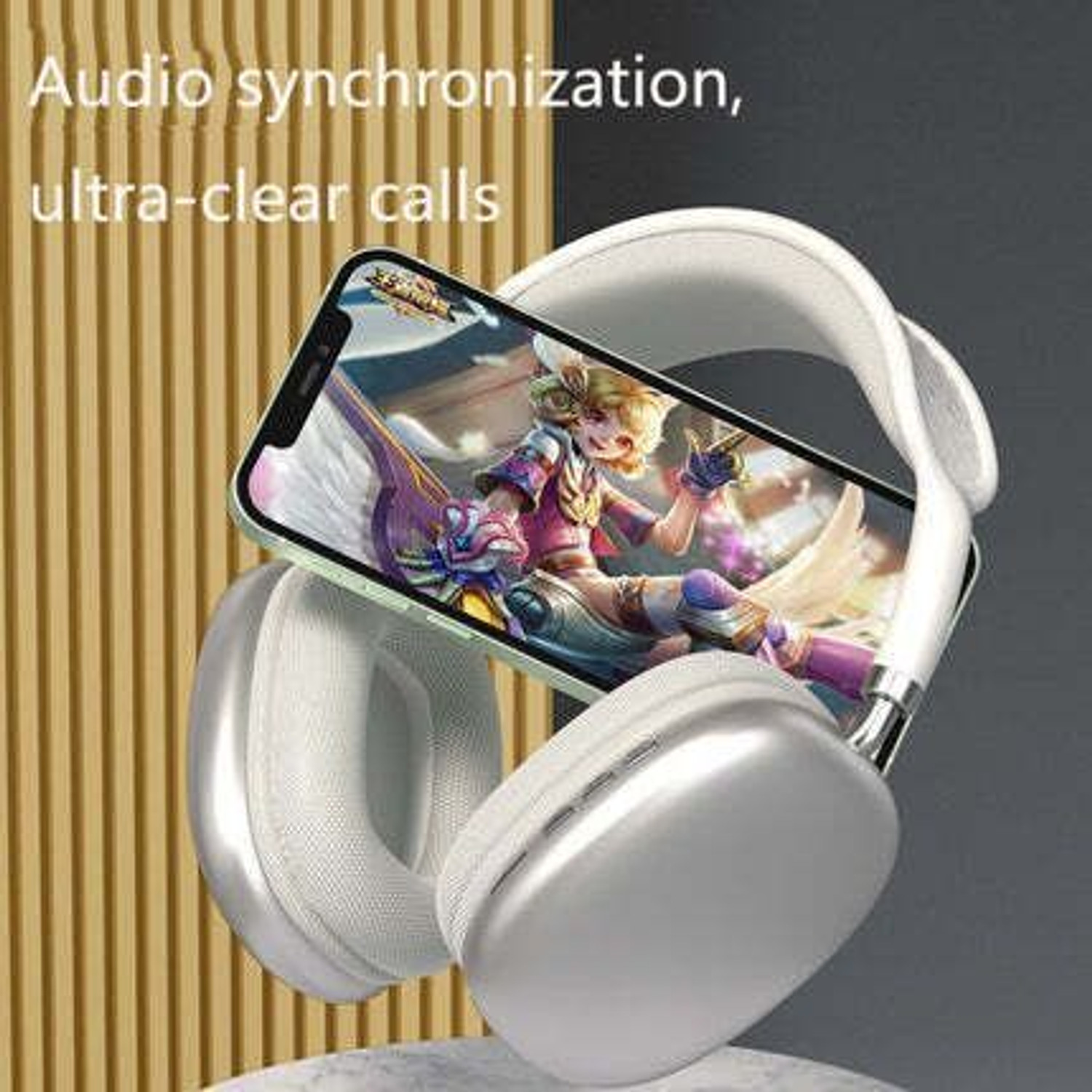 Image of TTDC P9 Wireless Bluetooth Headphones Over Ear With Noise Reduction, Hi-Fi SoundC30 Bluetooth