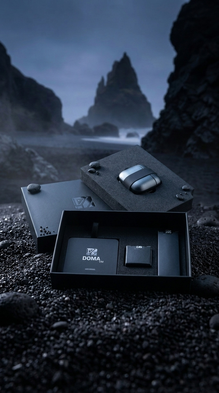 Image of Doma Earphones Zinc Metal Cased Bluetooth