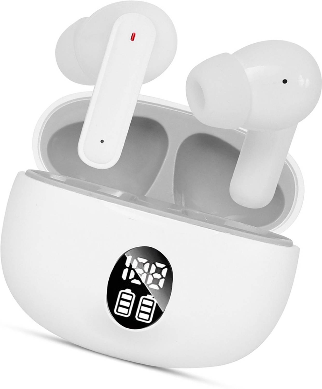 Qvee Wireless Earbuds with 48 HRS Playtime, HD Calling, HiFi Stereo Sound, USB-C-W2 Bluetooth