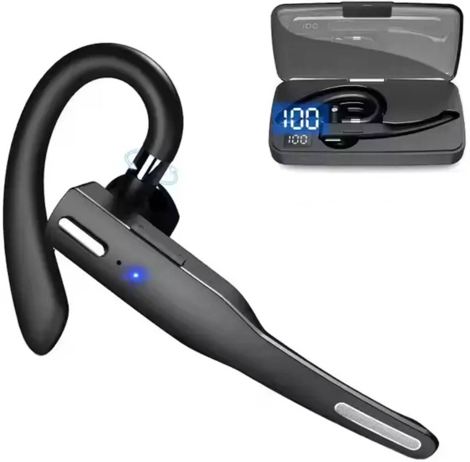 SHAILRON Business Headset YYK525, Bluetooth5.1 Over Ear Headset,