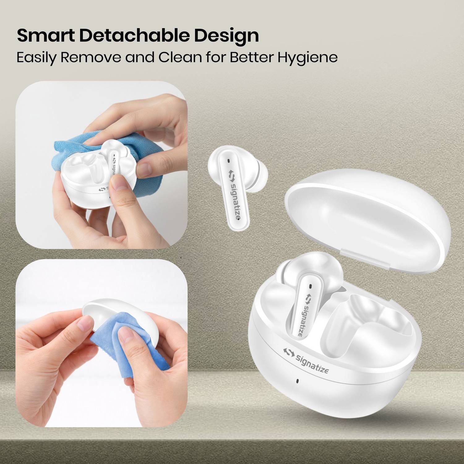 SIGNATIZE Truly Wireless Bluetooth Earbuds - Image 3