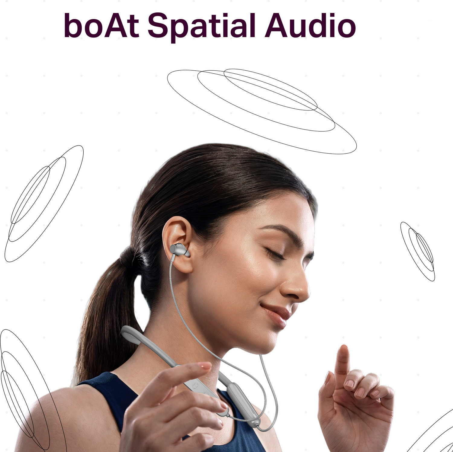 Image of boAt Rockerz 351 ANC,60H Battery, Magnetic ON /OFF,(~42dB) Hybrid ANC,3D Spatial Audio Bluetooth