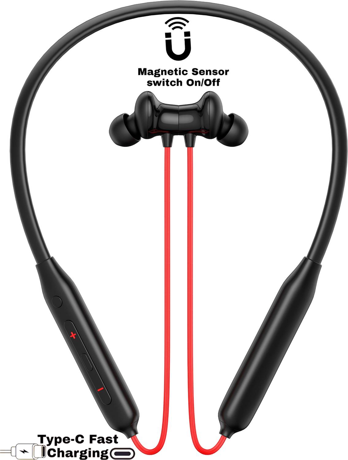 MR.NOBODY Bullets Z2 - MAGNETIC POWER OFF/ON 48Hr Playtime Headphone Neckband ZR Bluetooth