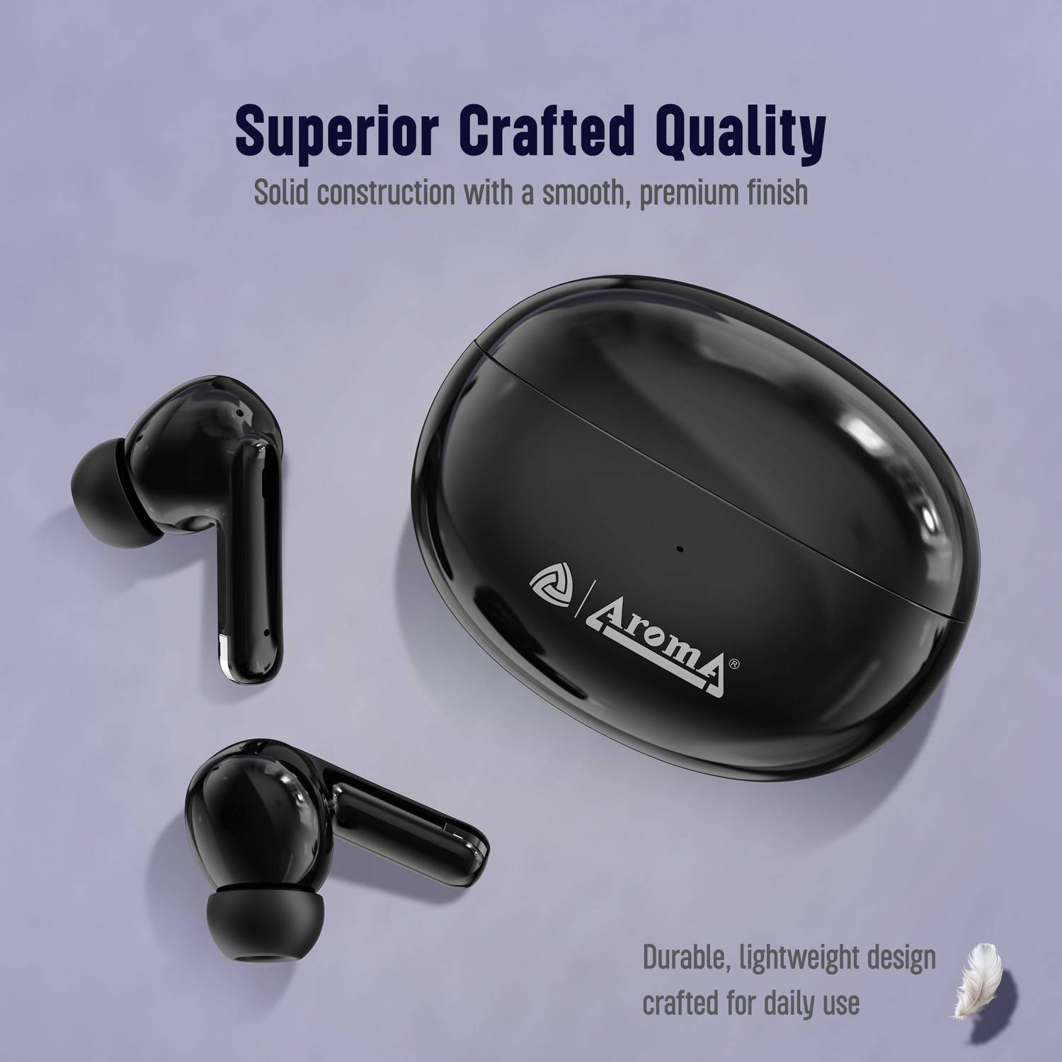 Aroma NB126 Royal Bluetooth Earbuds - Image 2