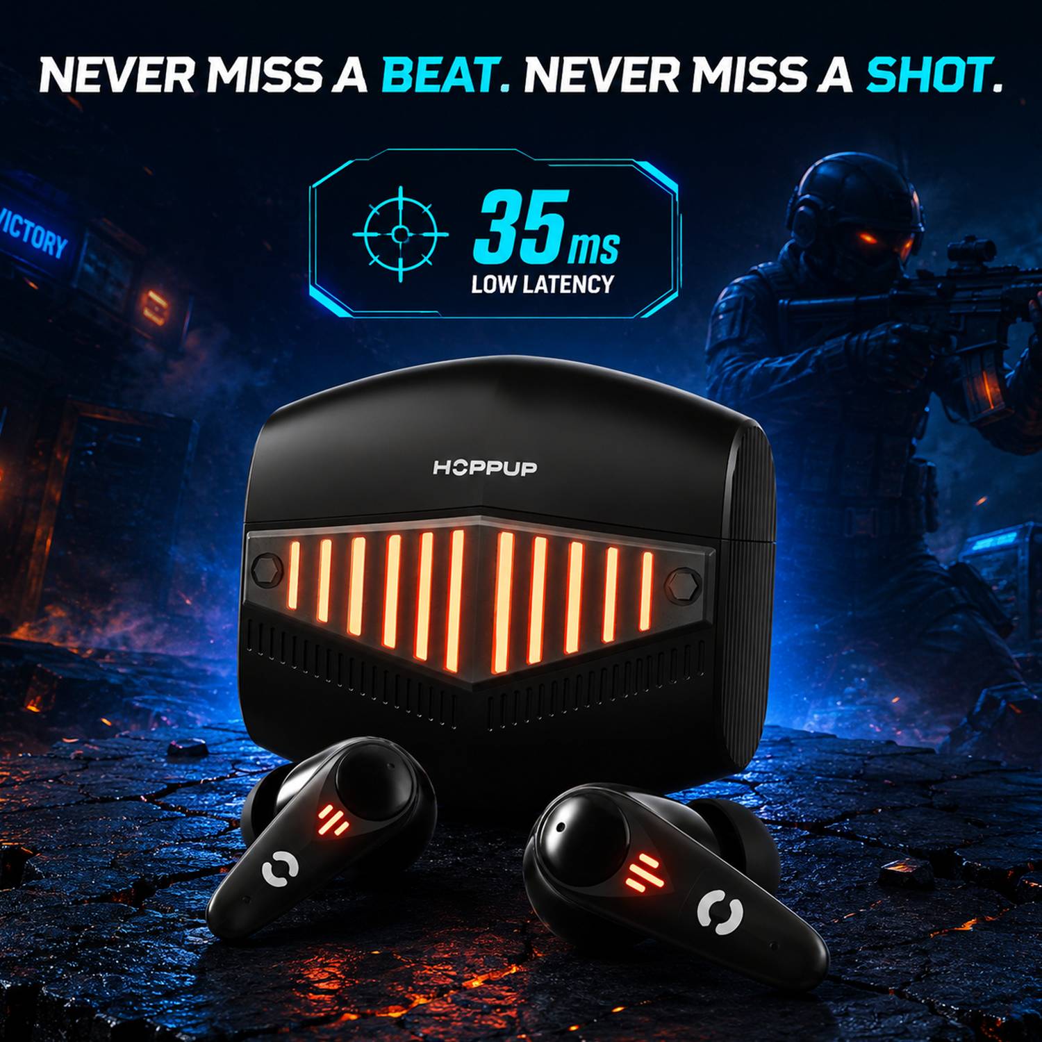 HOPPUP STRYKE S4 Gaming Earbuds - Image 2