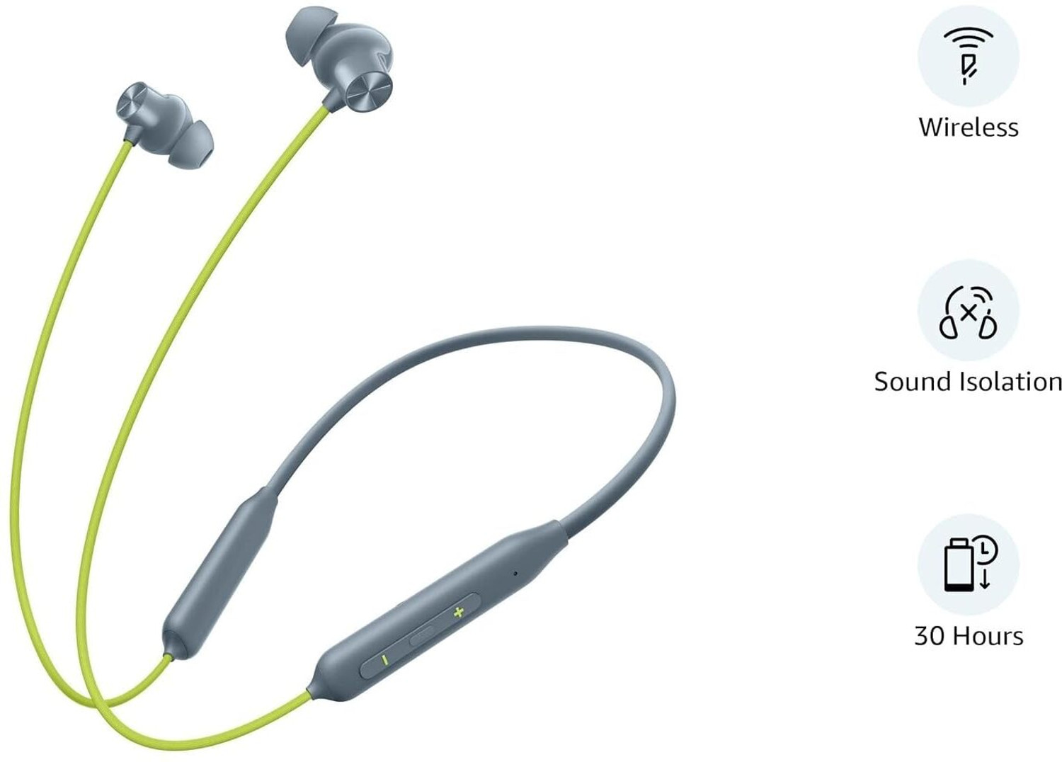 Image of TECHFIRE T60 Bullets Wireless Z Bass Edition Neckband headphone with 40 hr playtime Bluetooth