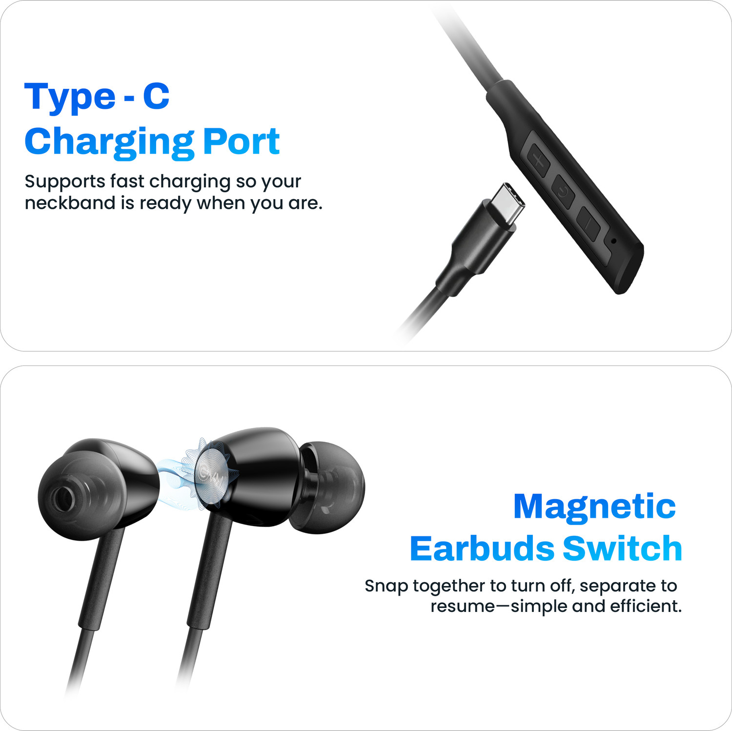 Image of EVM EnWave Headset [New Launch] 30Hrs Playtime | 10mm Drivers | Magnetic Hallswitch Bluetooth