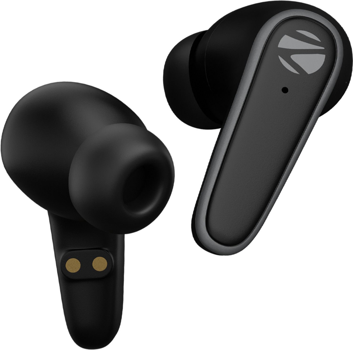 Image of ZEBRONICS Zeb- PODS 1, TWS Earbuds, ENC, ANC, Touch Controls, Voice Assistant, SplashProof Bluetooth