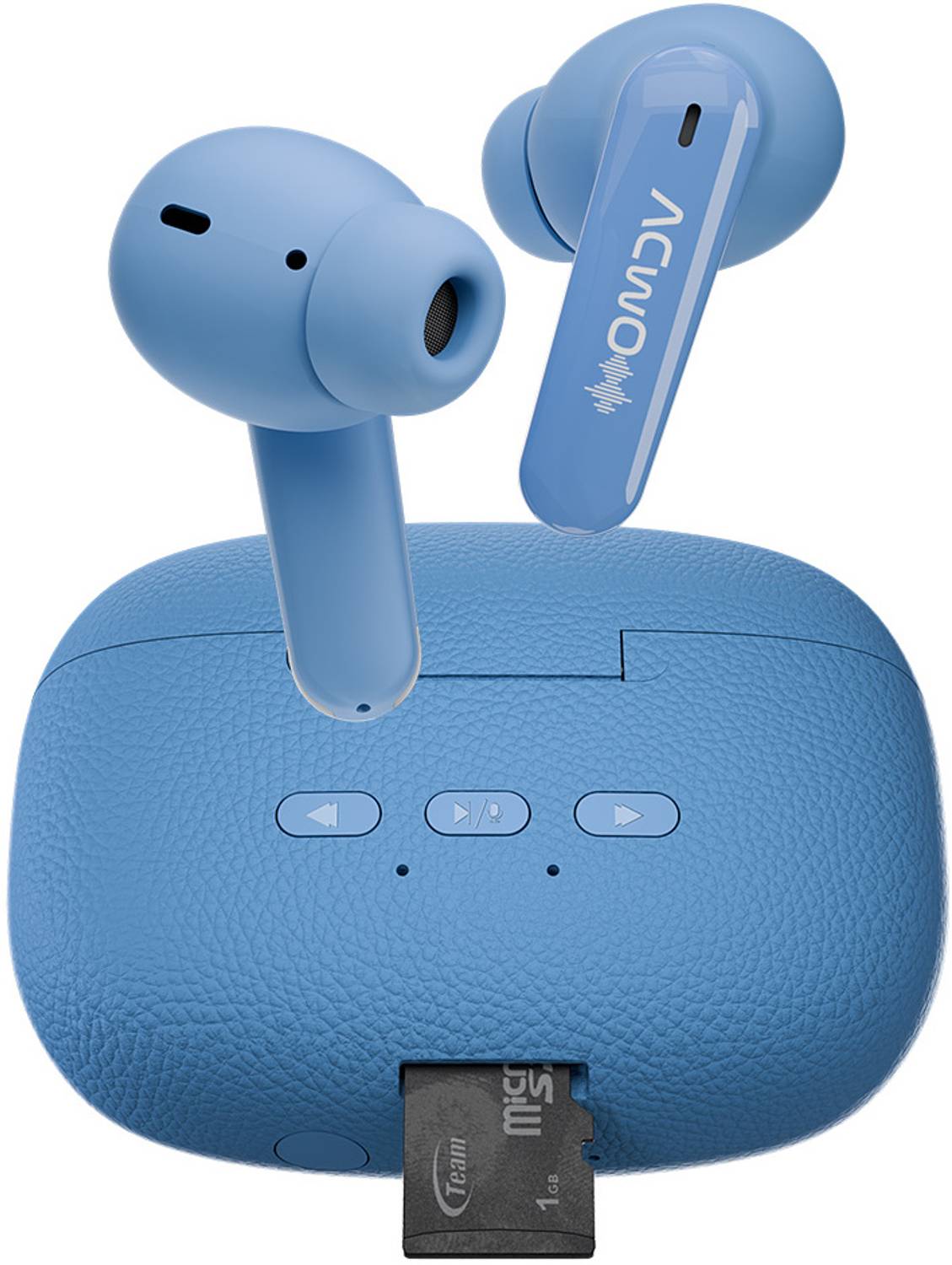ACwO DwOTS Muze: In-Built MP3 Player, TF Card, Recording, Live Listening, 45H Plytm Bluetooth Headset (Blue, True Wireless) deal from flipkart