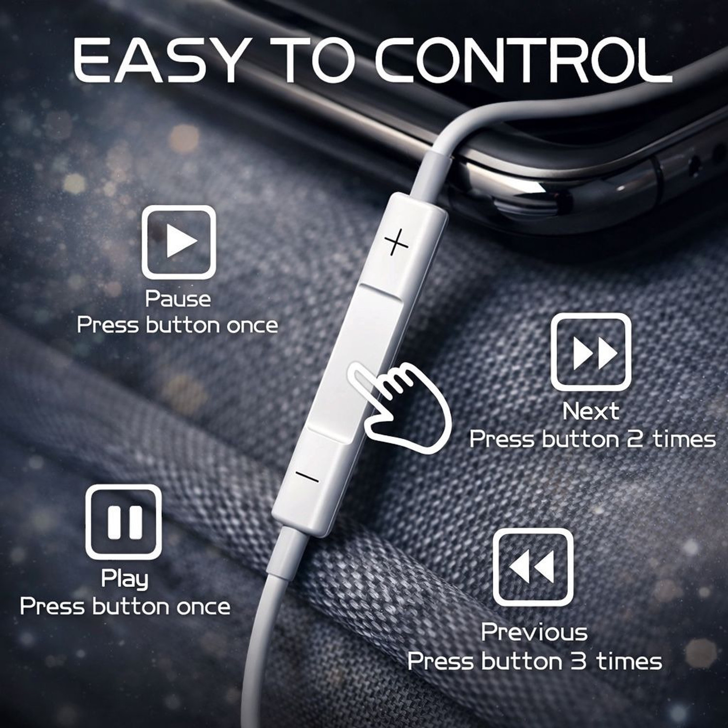 Image of accessorieplus Pro E-1,Type-C,10mm Drivers,Dynamic Sound Wired