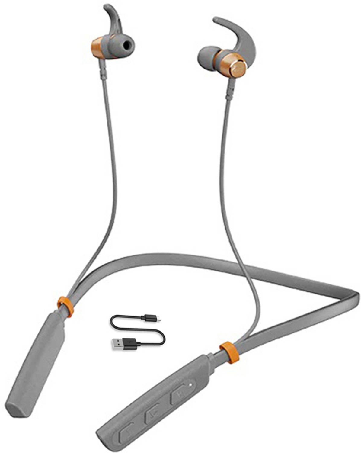 Qeikim Sport Wireless Bluetooth Neckband, Built-in HD Mic Crystal