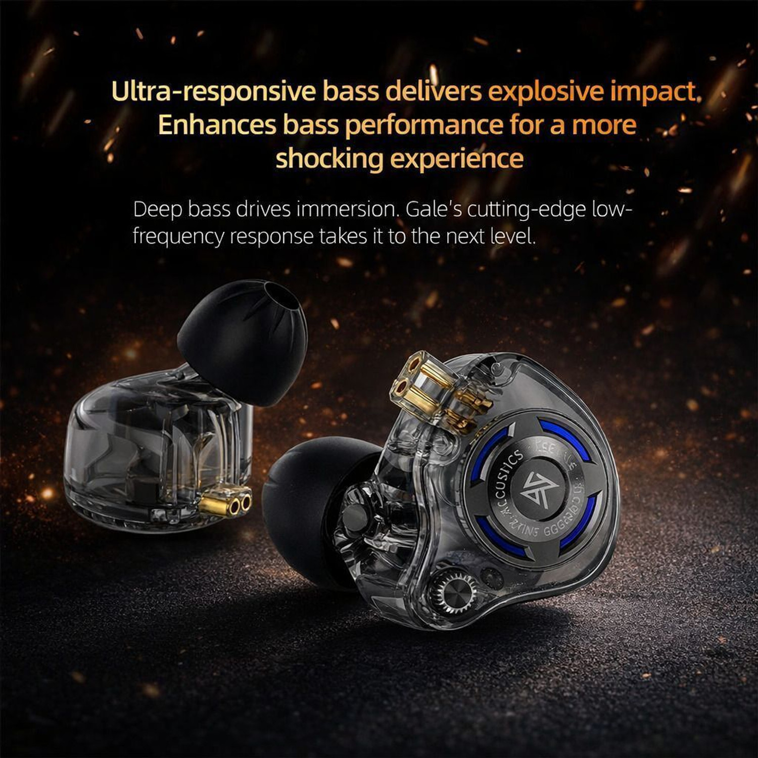 Image of KZ Gale Super Linear Dynamic Driver Gaming IEM Wired