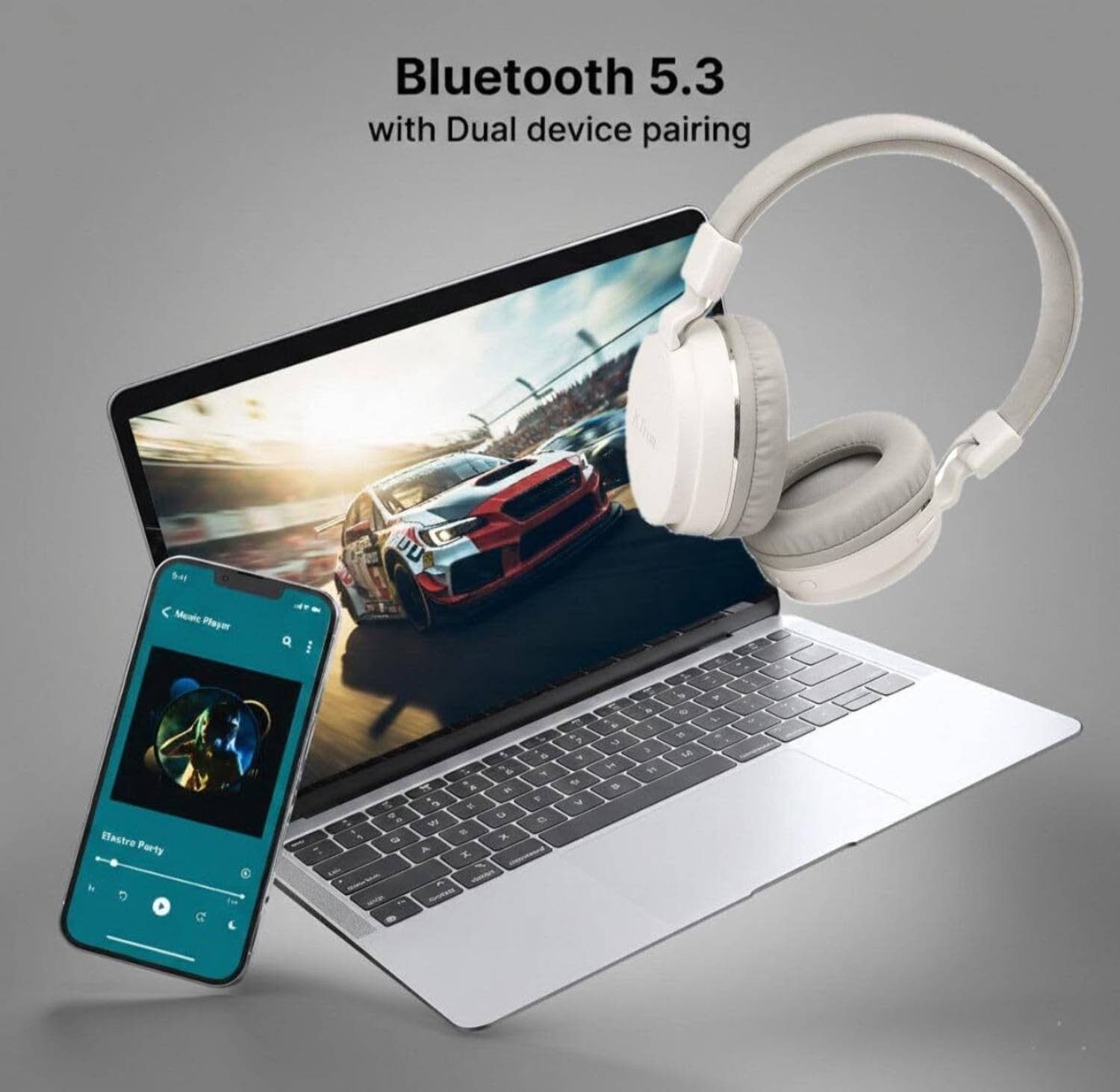 K-TRON Wireless Over-Ear Headphones - Image 5