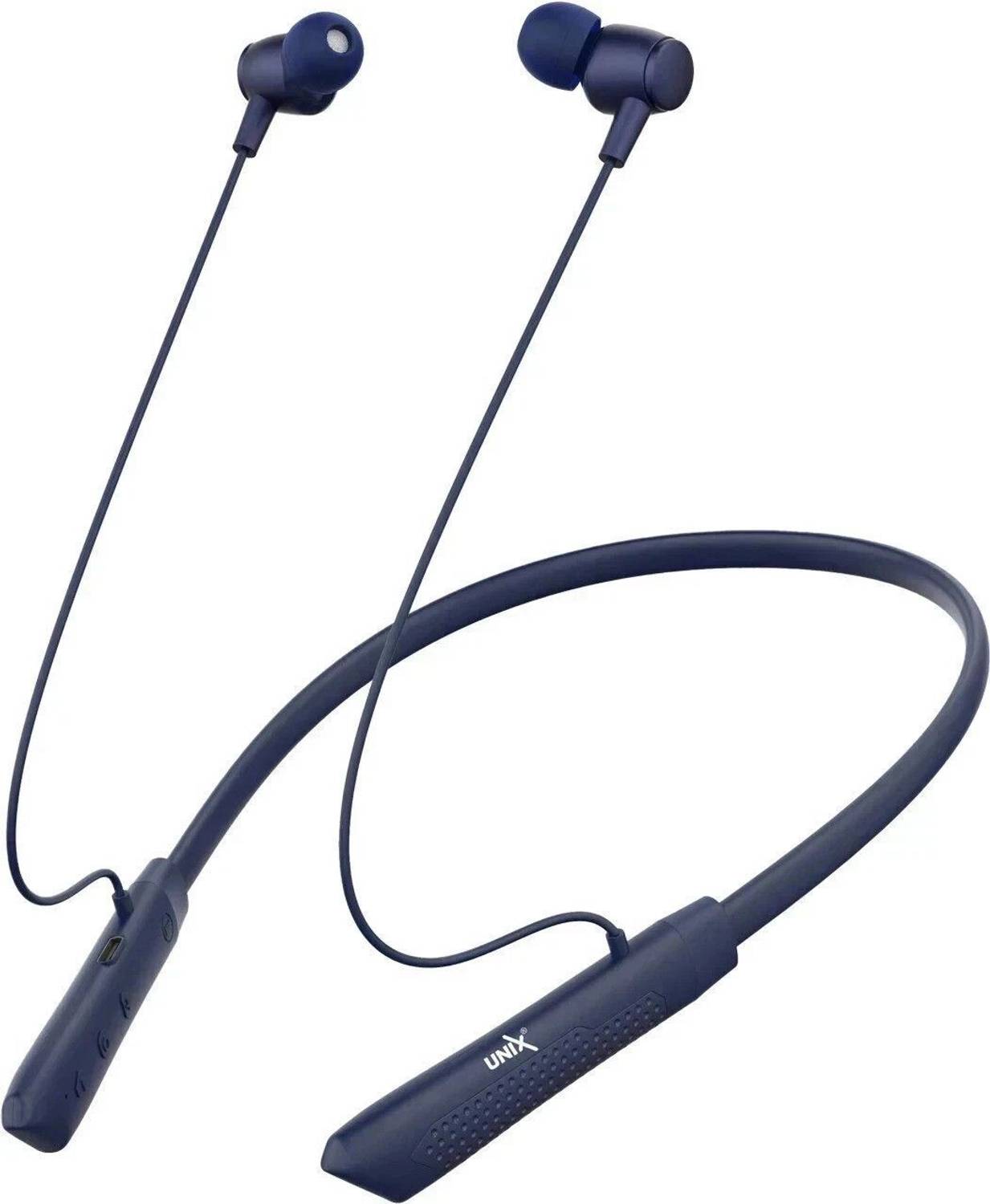 Unix 76 Hours Playing Fast Charging with Extra Bass Neckband Bluetooth