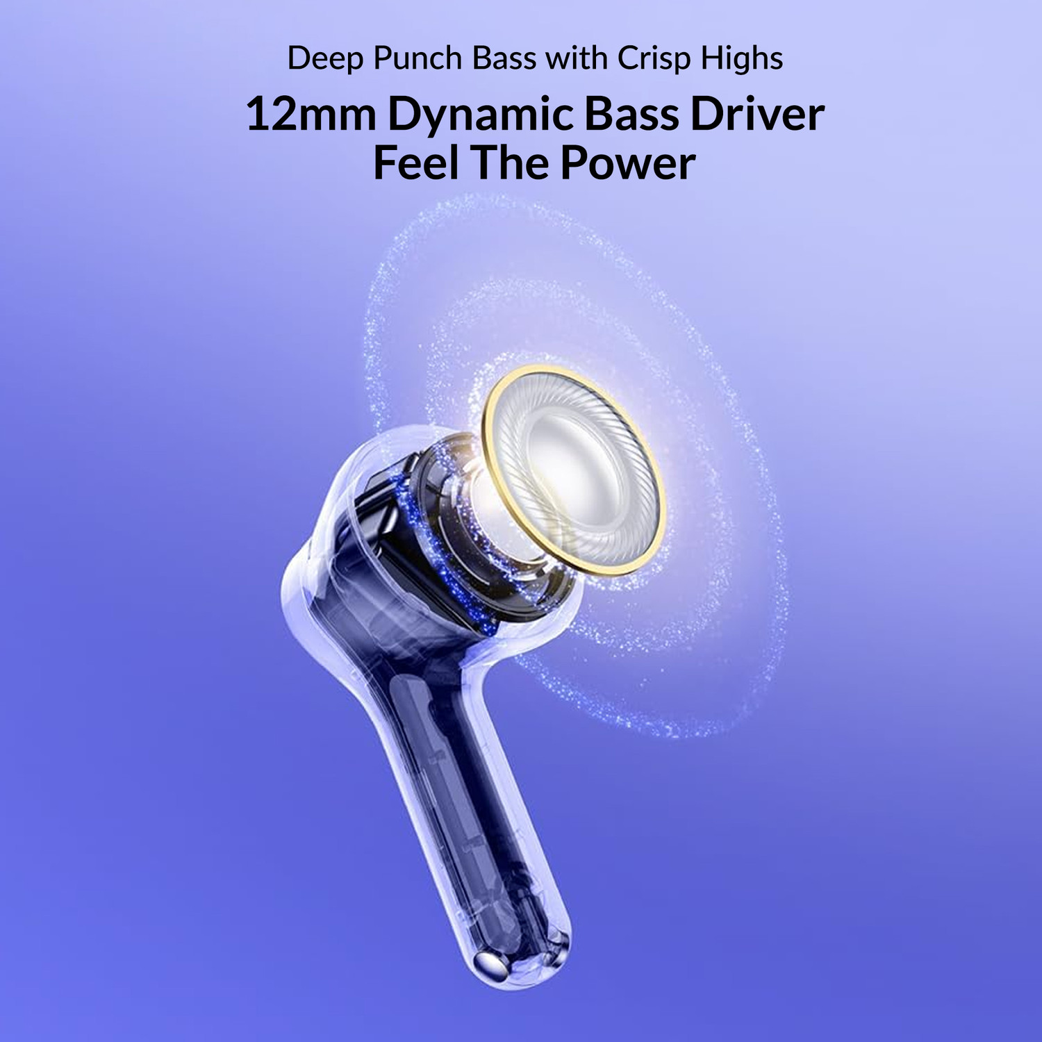 Image of Aroma Buds T200 Lite V5.4 Upto 60Hr Playtime ENC Dual Paring Fast Charging, Heavy Bass Bluetooth
